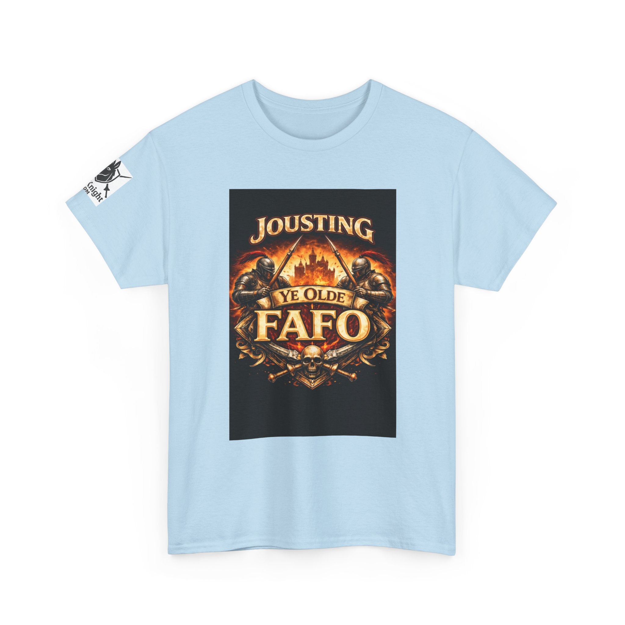 Jousting Ye Olde Fafo T-Shirt — Medieval Vintage Tournament Graphic Tee