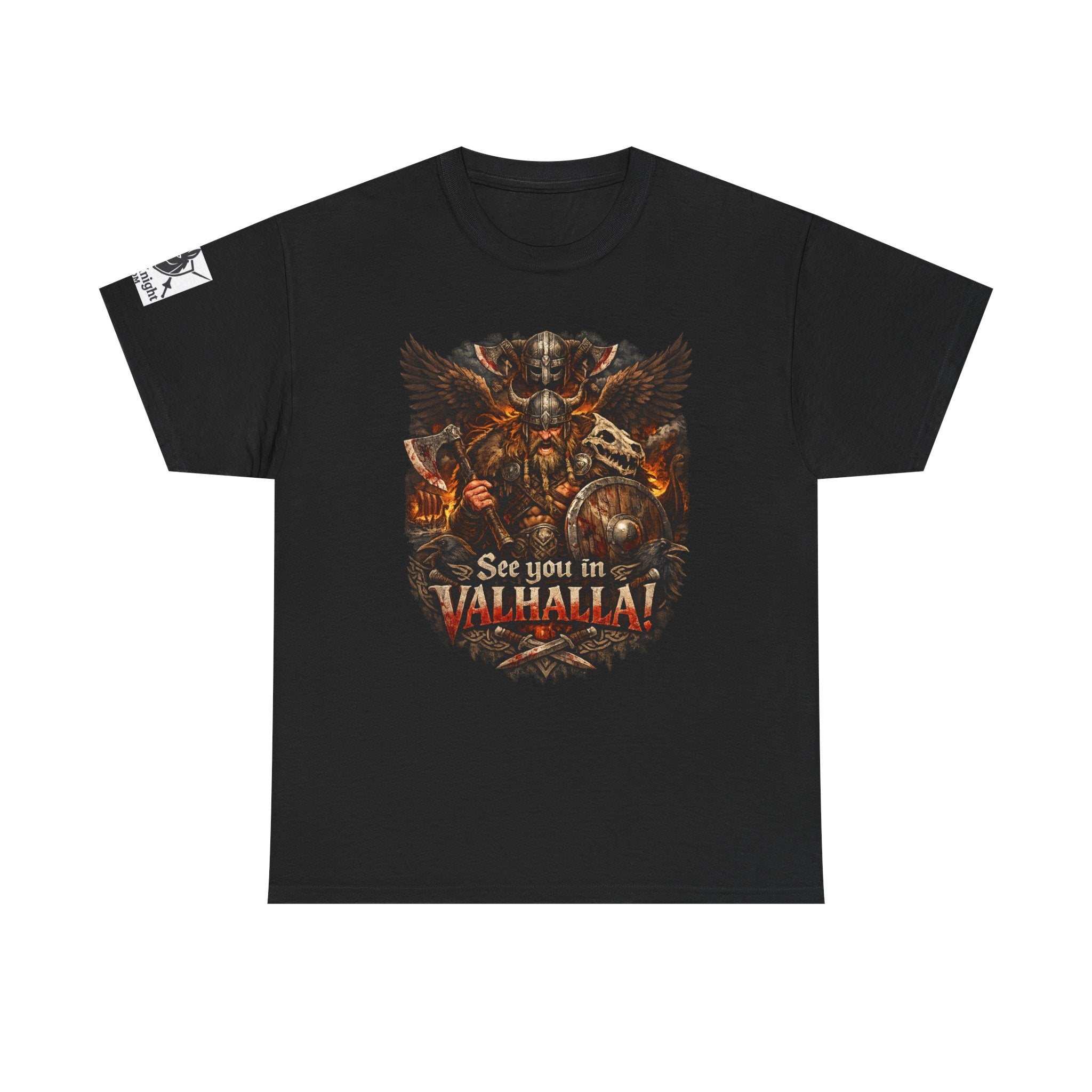 Viking shirt See you in Valhalla — Funny Knight Tee
