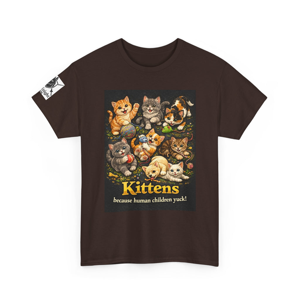 Kittens playing.  Kittens because human Children Yuck!  Teeshirt