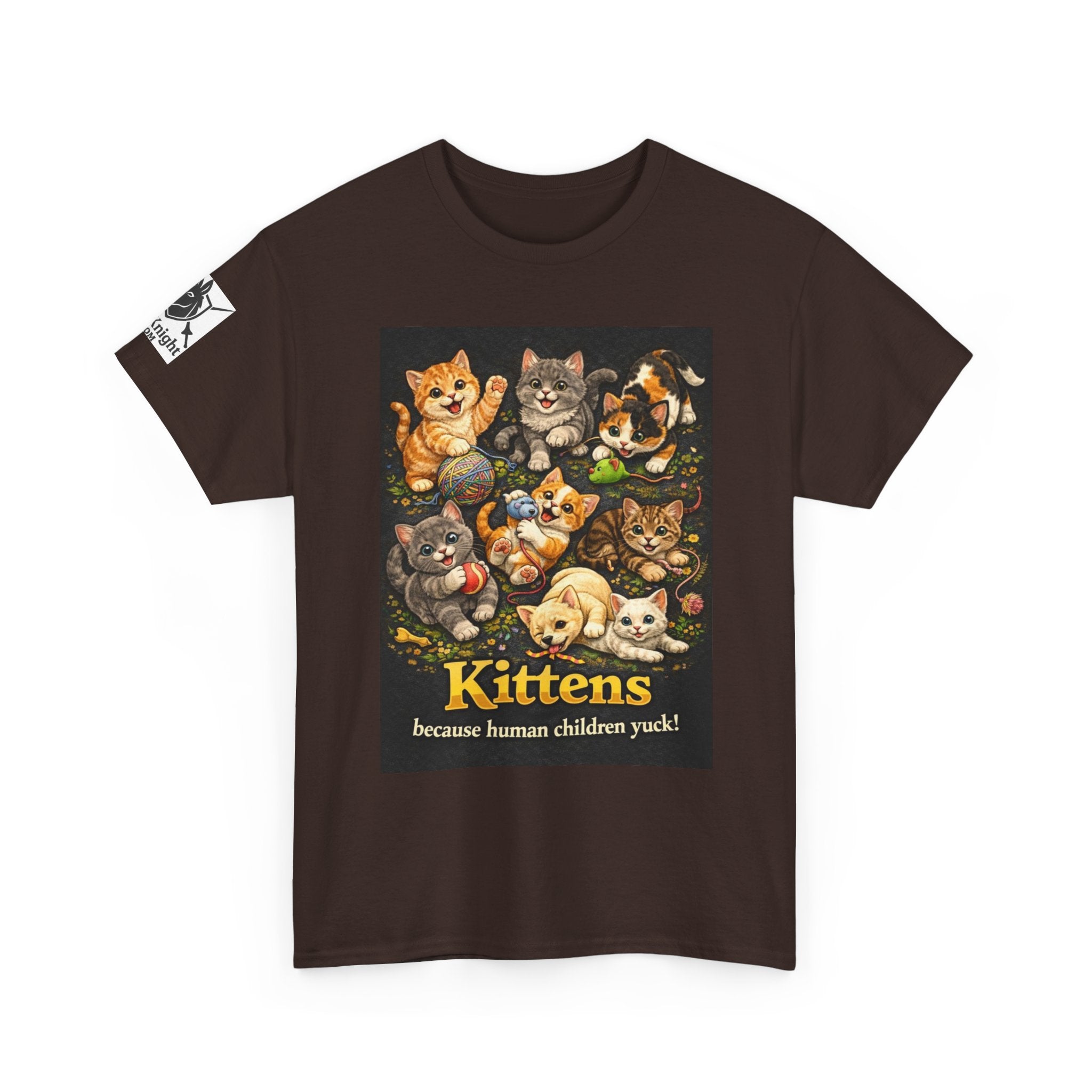 Kittens playing.  Kittens because human Children Yuck!  Teeshirt