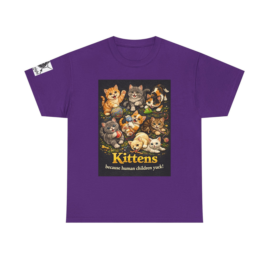 Kittens playing.  Kittens because human Children Yuck!  Teeshirt