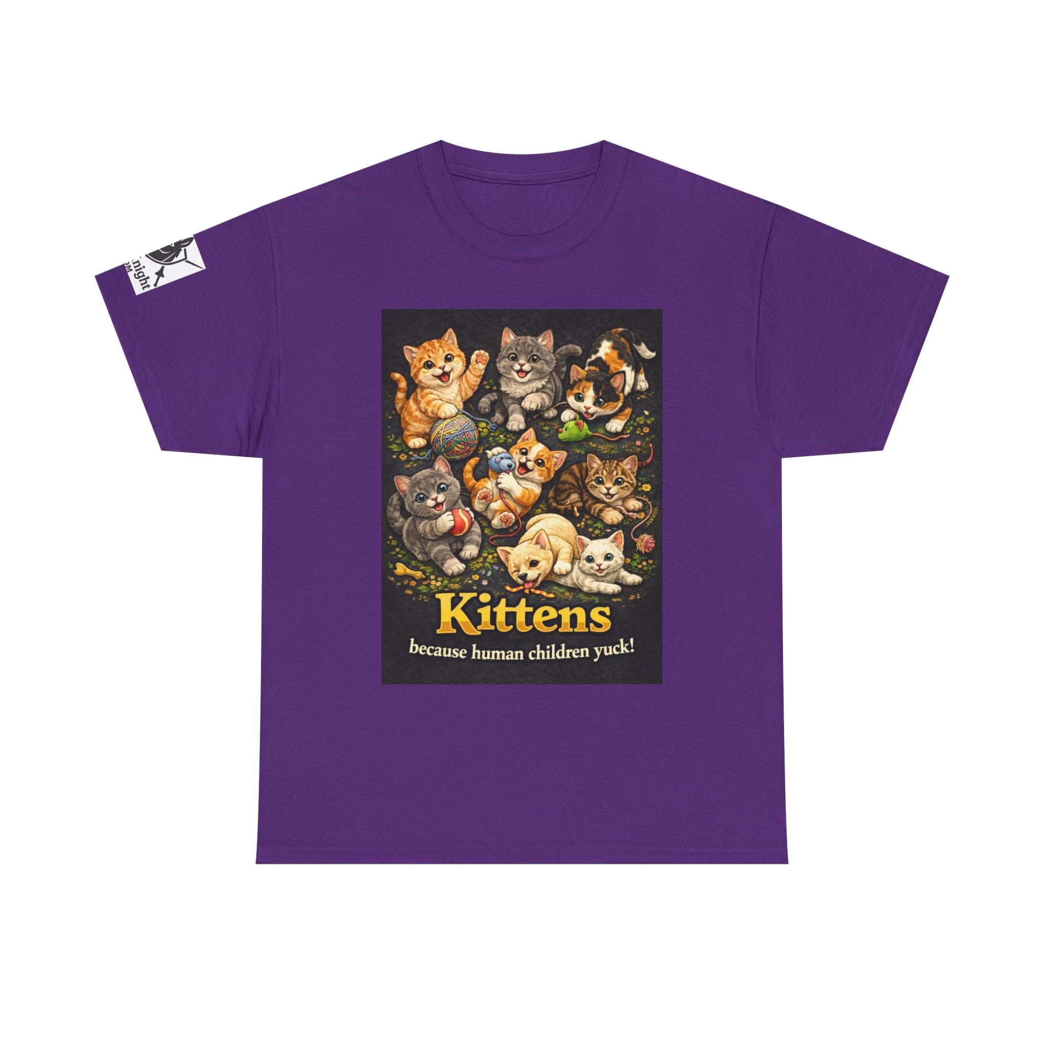 Kittens playing.  Kittens because human Children Yuck!  Teeshirt