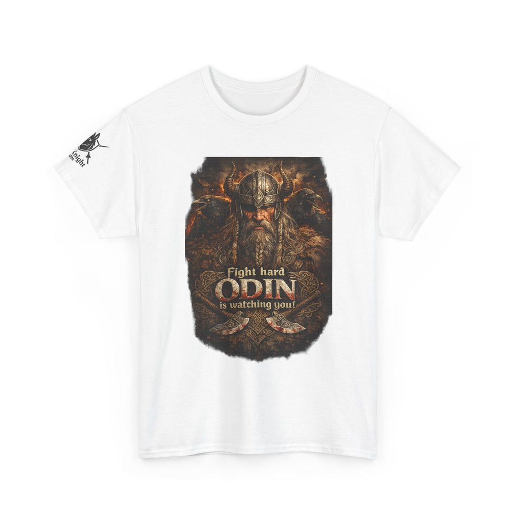 Viking shirt -Fight Hard Odin is watching you! — Funny Knight Tee