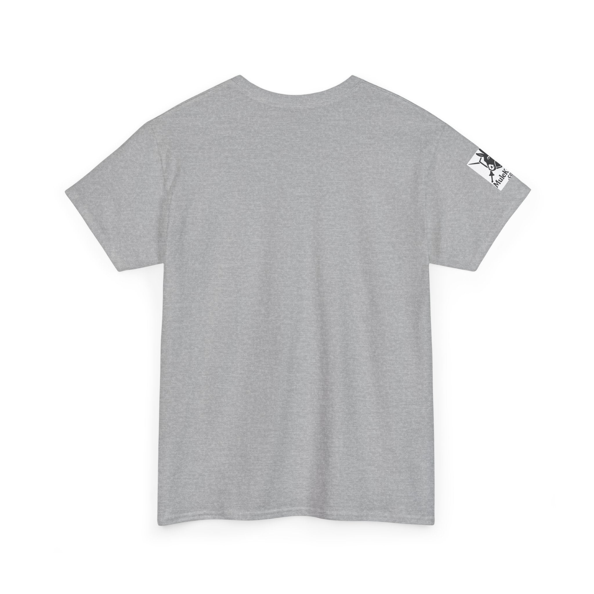 Cowboy Humor T-Shirt — "Powered by Hay & Bad Decisions (Mostly Yours)"