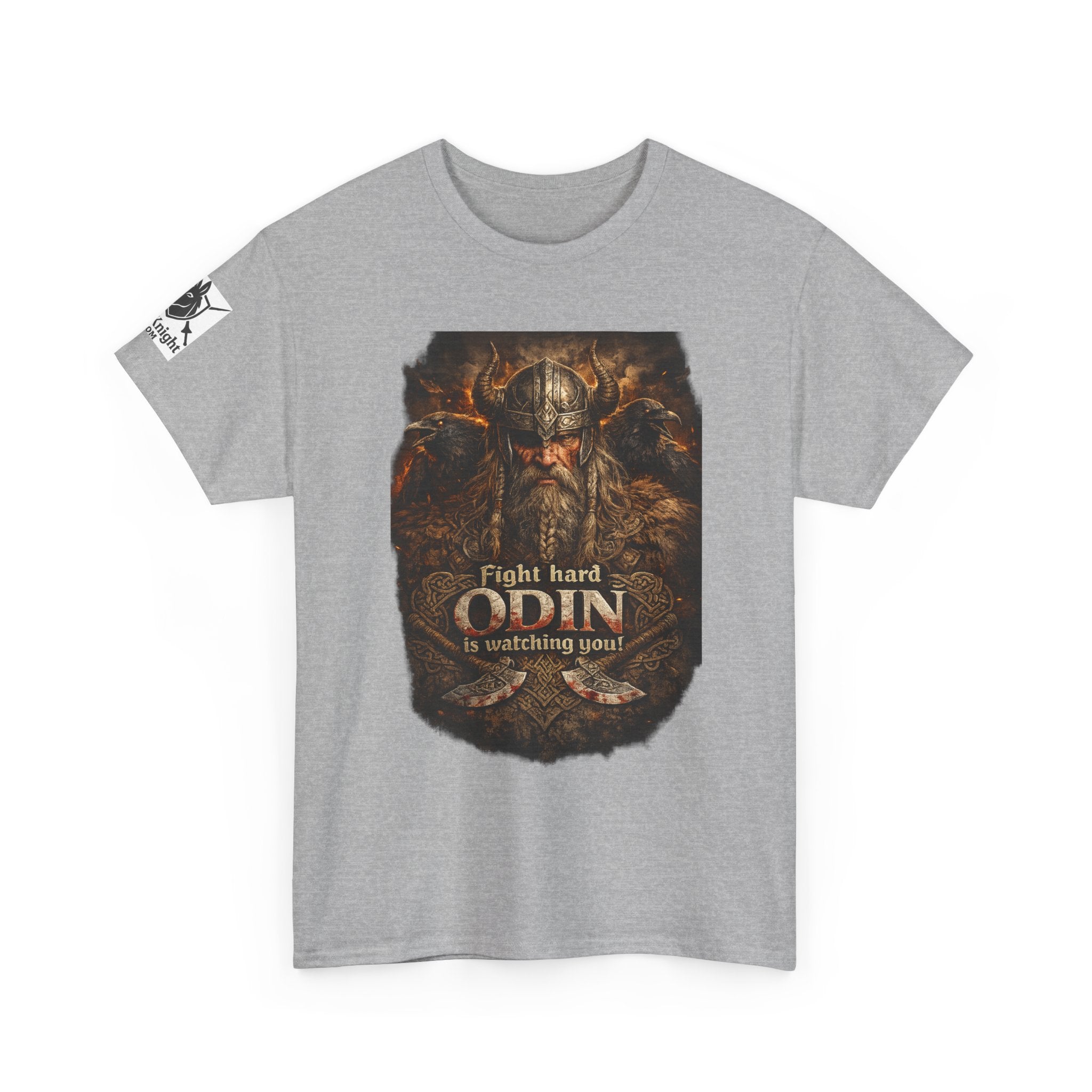 Viking shirt -Fight Hard Odin is watching you! — Funny Knight Tee