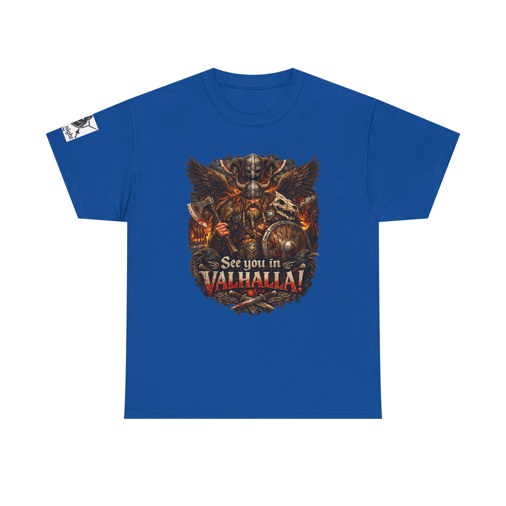 Viking shirt See you in Valhalla — Funny Knight Tee