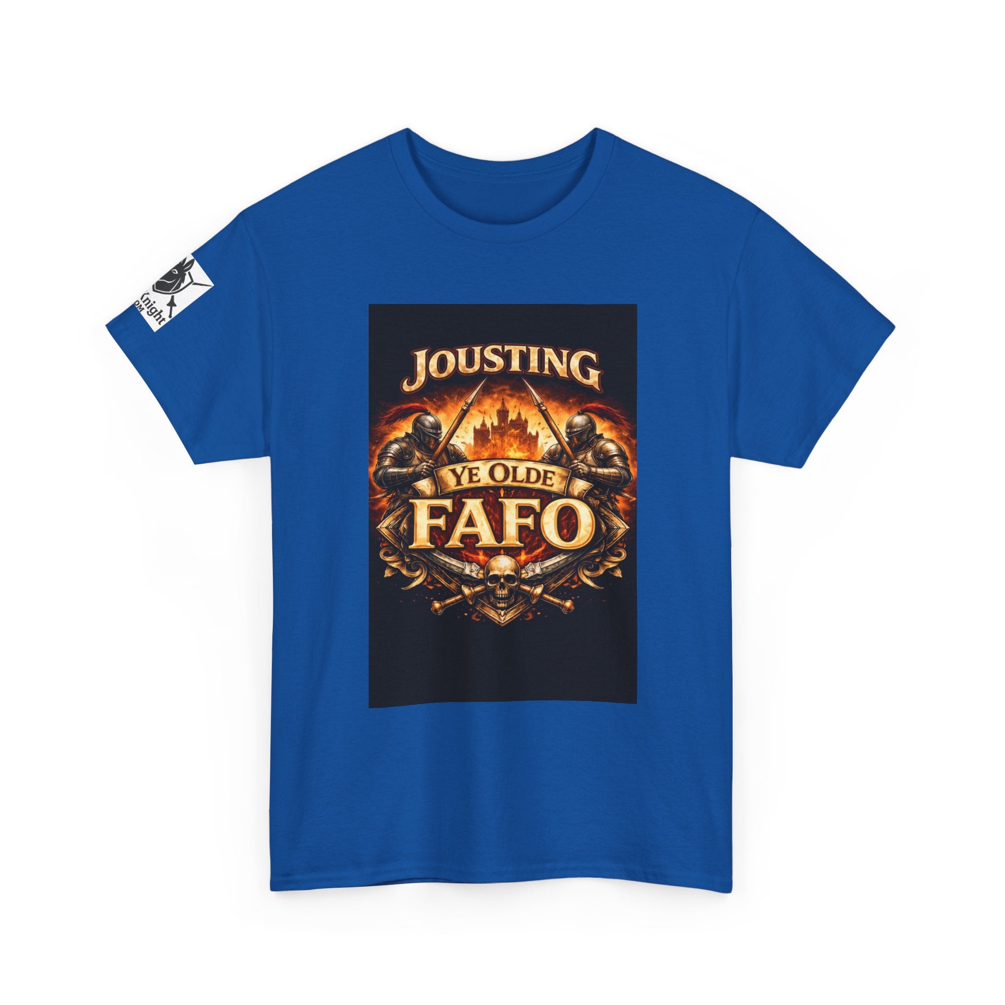Jousting Ye Olde Fafo T-Shirt — Medieval Vintage Tournament Graphic Tee