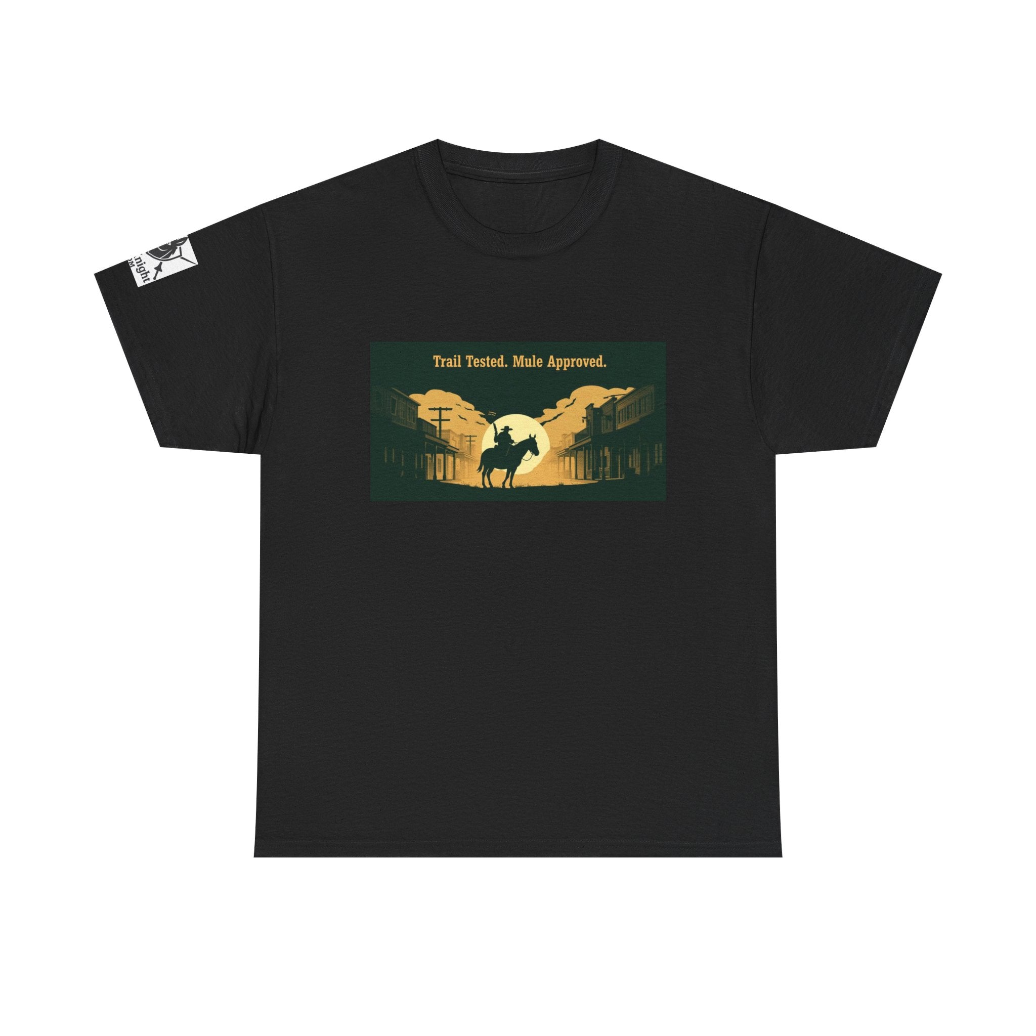 Western Rodeo T-Shirt — 'Trail Tested, Mule Approved' Vintage Cowboy Tee