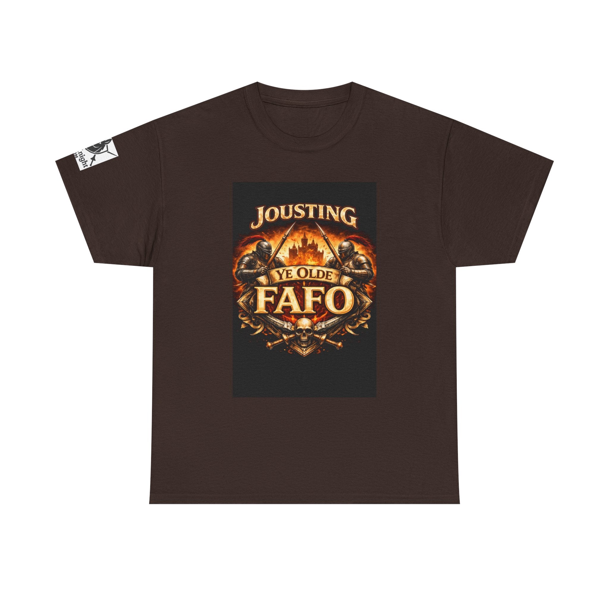 Jousting Ye Olde Fafo T-Shirt — Medieval Vintage Tournament Graphic Tee