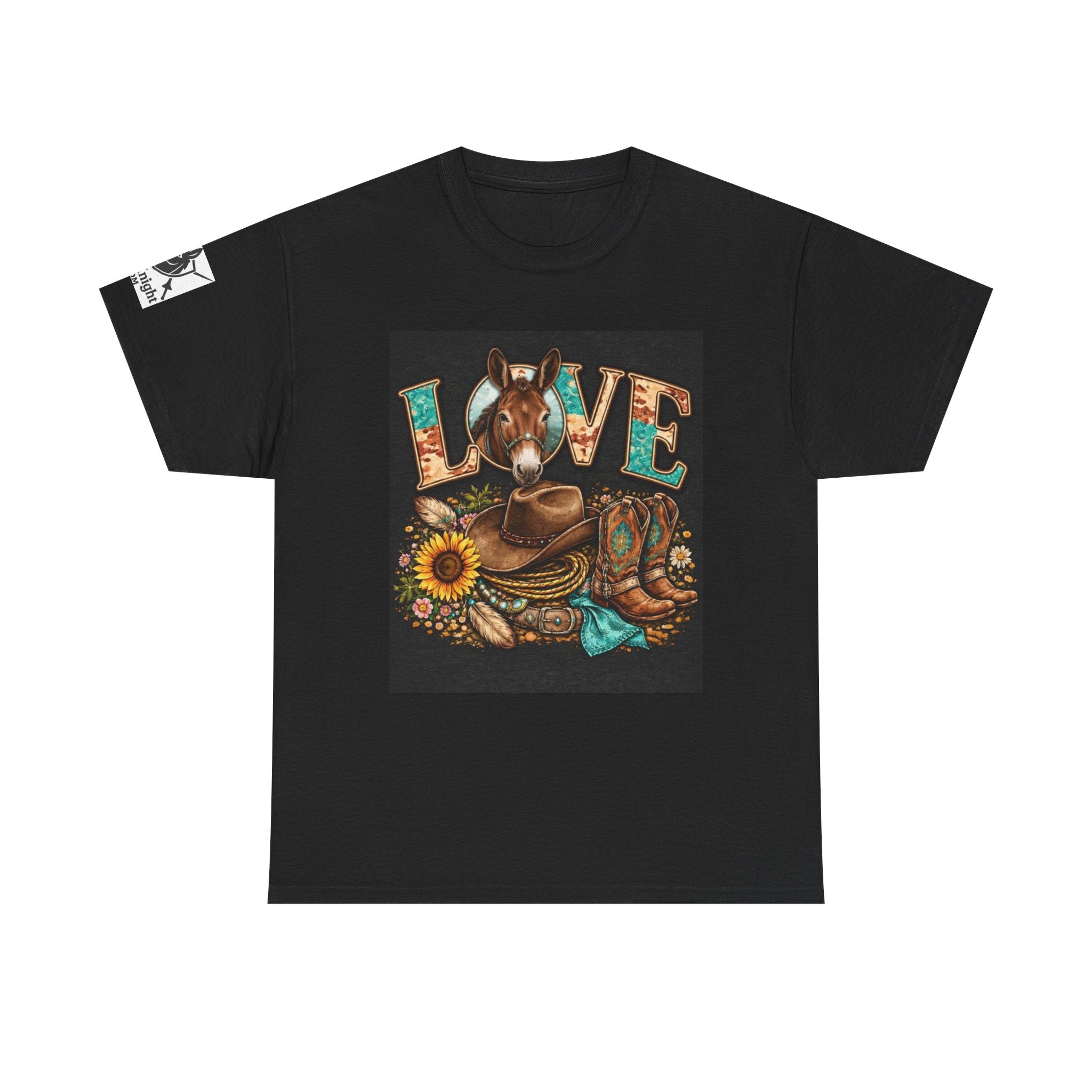 Western rider Love Mules— Cowgirl western Graphic Tee