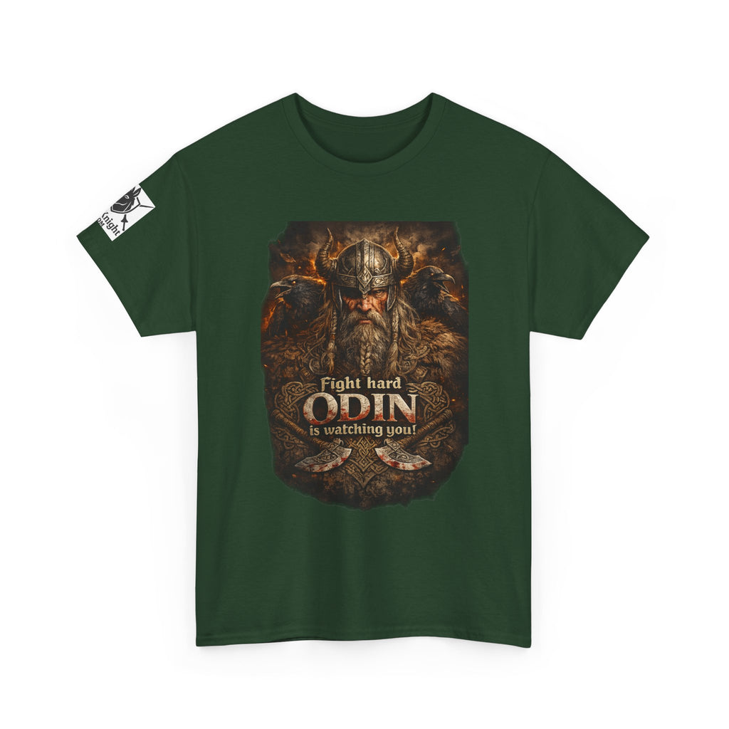Viking shirt -Fight Hard Odin is watching you! — Funny Knight Tee