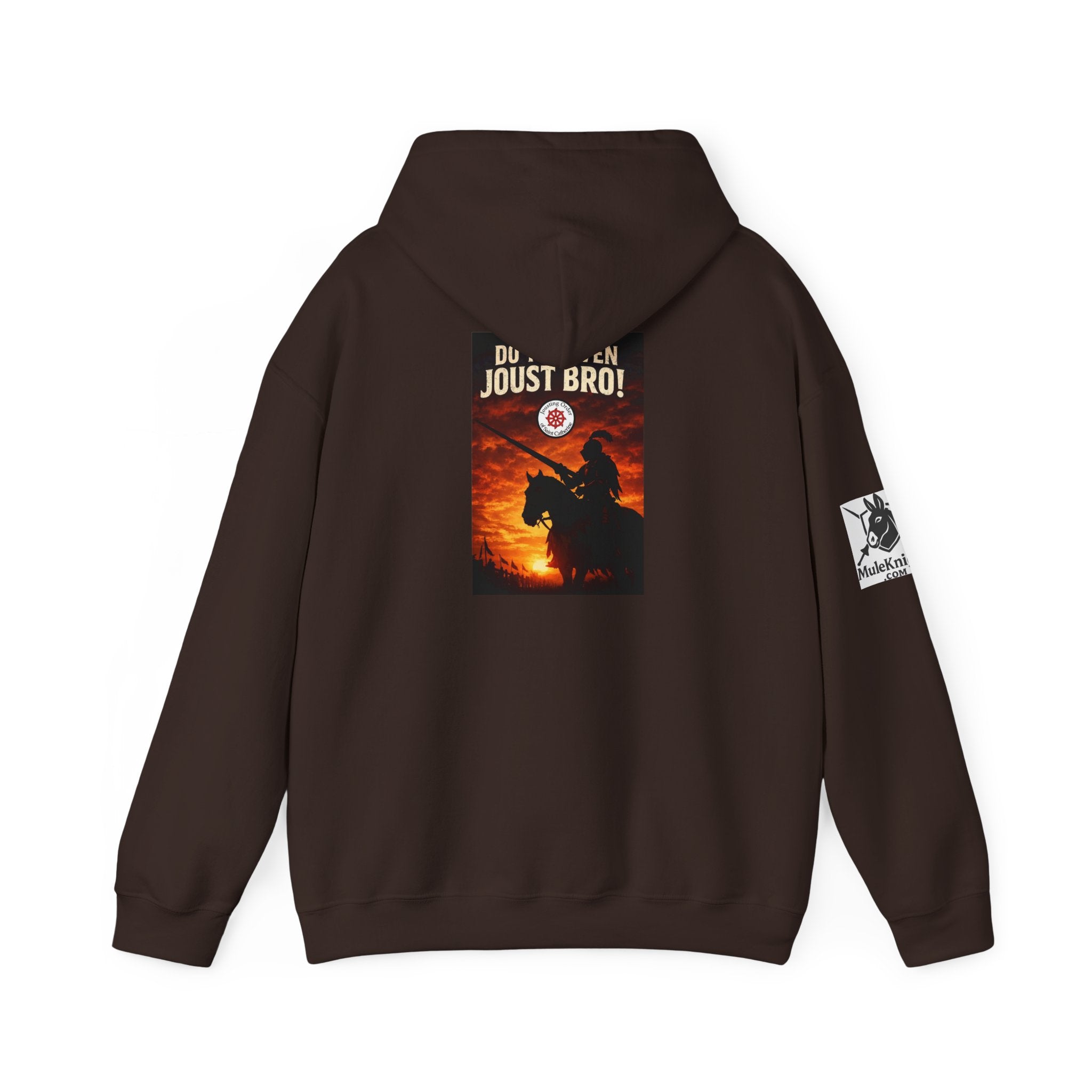 Jousting Hoodie — "Do You Even Joust Bro?" Medieval Tournament Sweatshirt