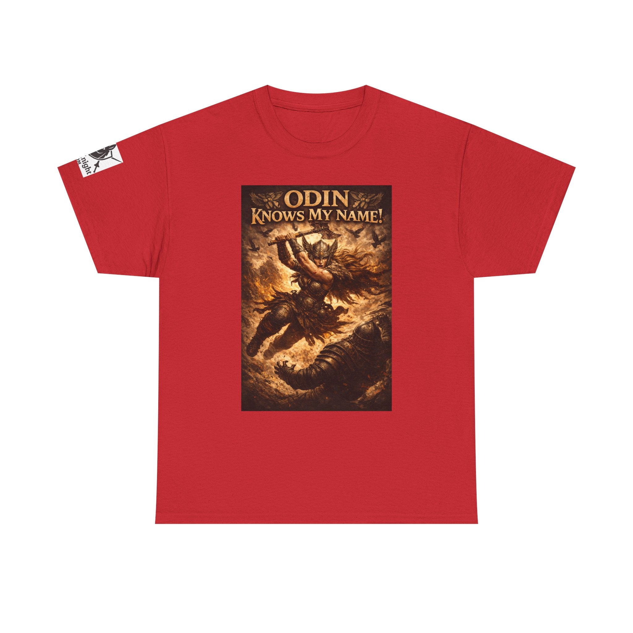Viking Valkyrie shirt -Odin Knows my Name! — viking Tee