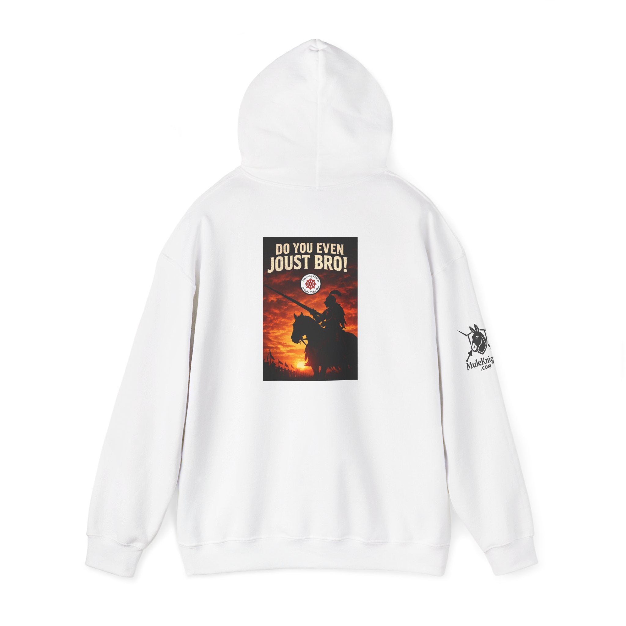 Jousting Hoodie — "Do You Even Joust Bro?" Medieval Tournament Sweatshirt