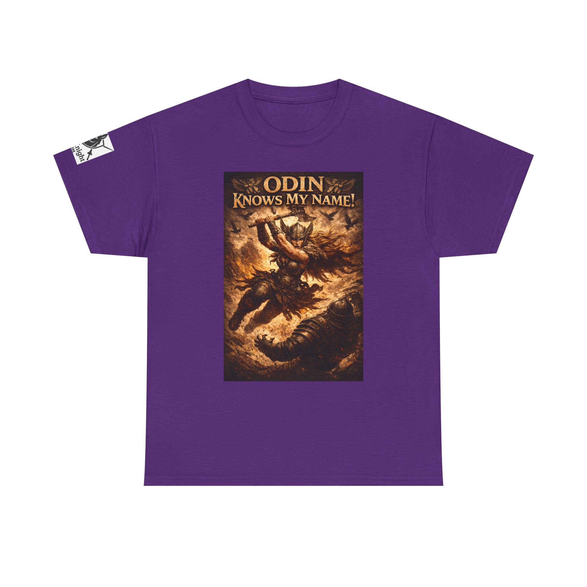 Viking Valkyrie shirt -Odin Knows my Name! — viking Tee