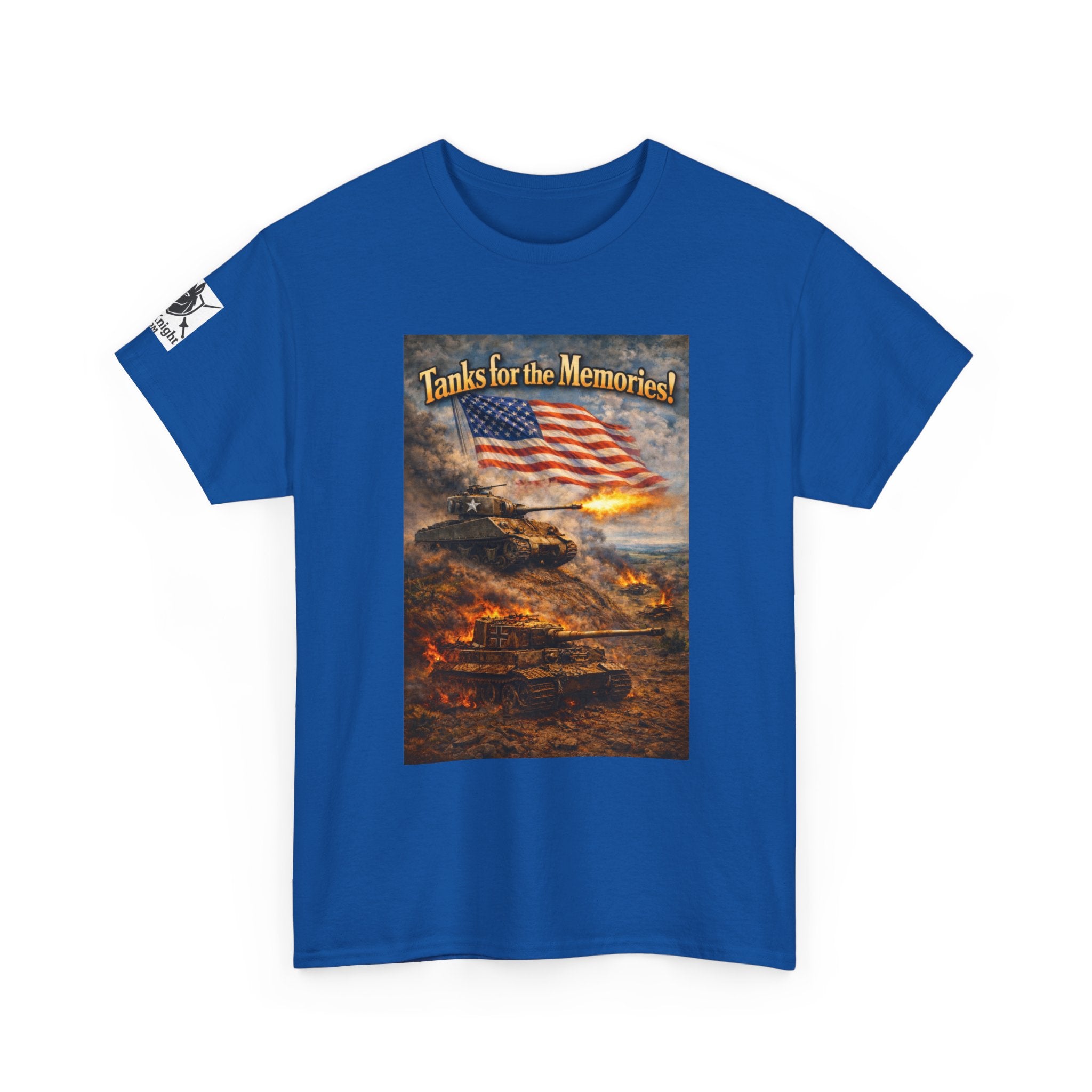 WWII Tank Battle USA Graphic Tee - "Tanks for the Memories"