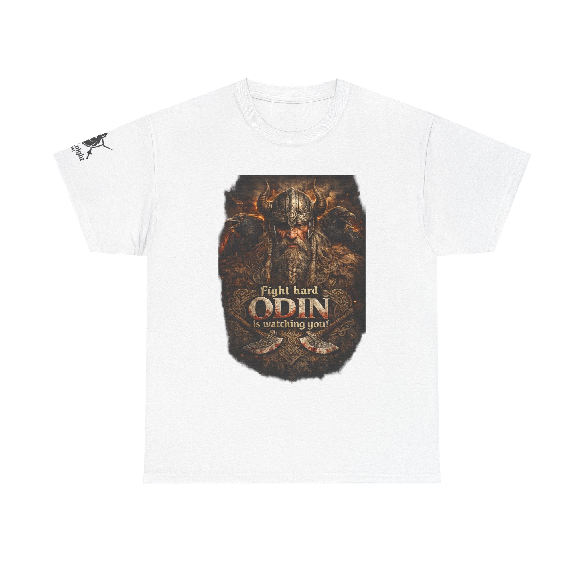 Viking shirt -Fight Hard Odin is watching you! — Funny Knight Tee