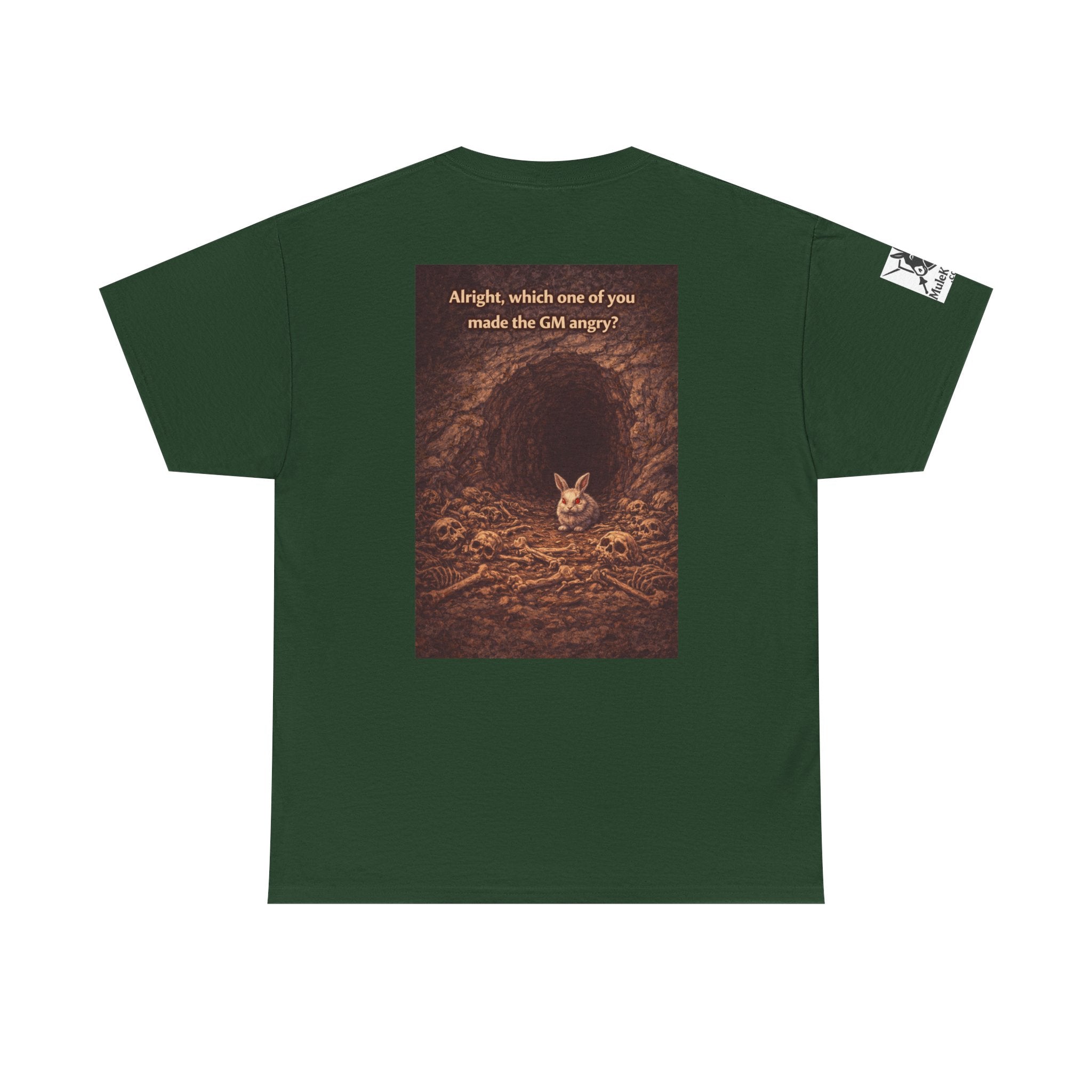 Gaming Tee—  "Alright which one of you made the GM angry!"  Funny tee