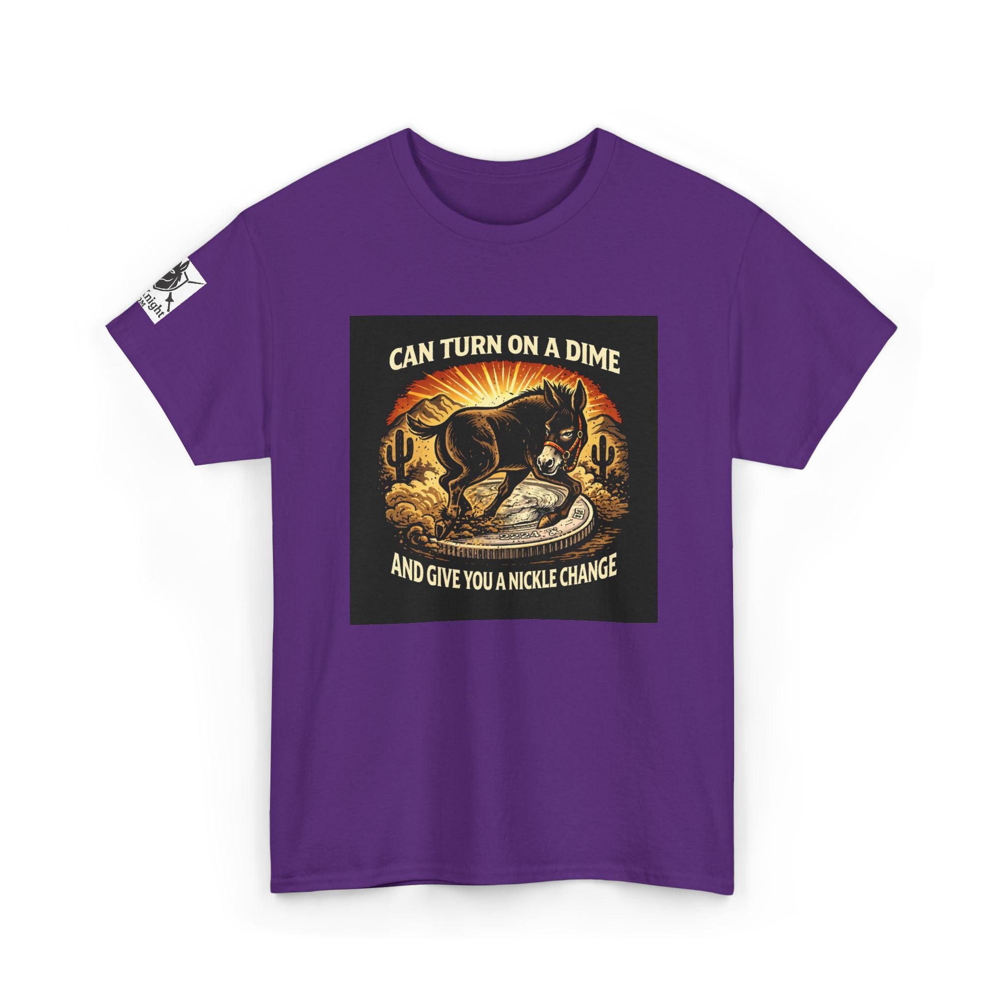 Mule Rider Retro Graphic Tee - "Can Turn on a Dime and Give You a Nickel Change"