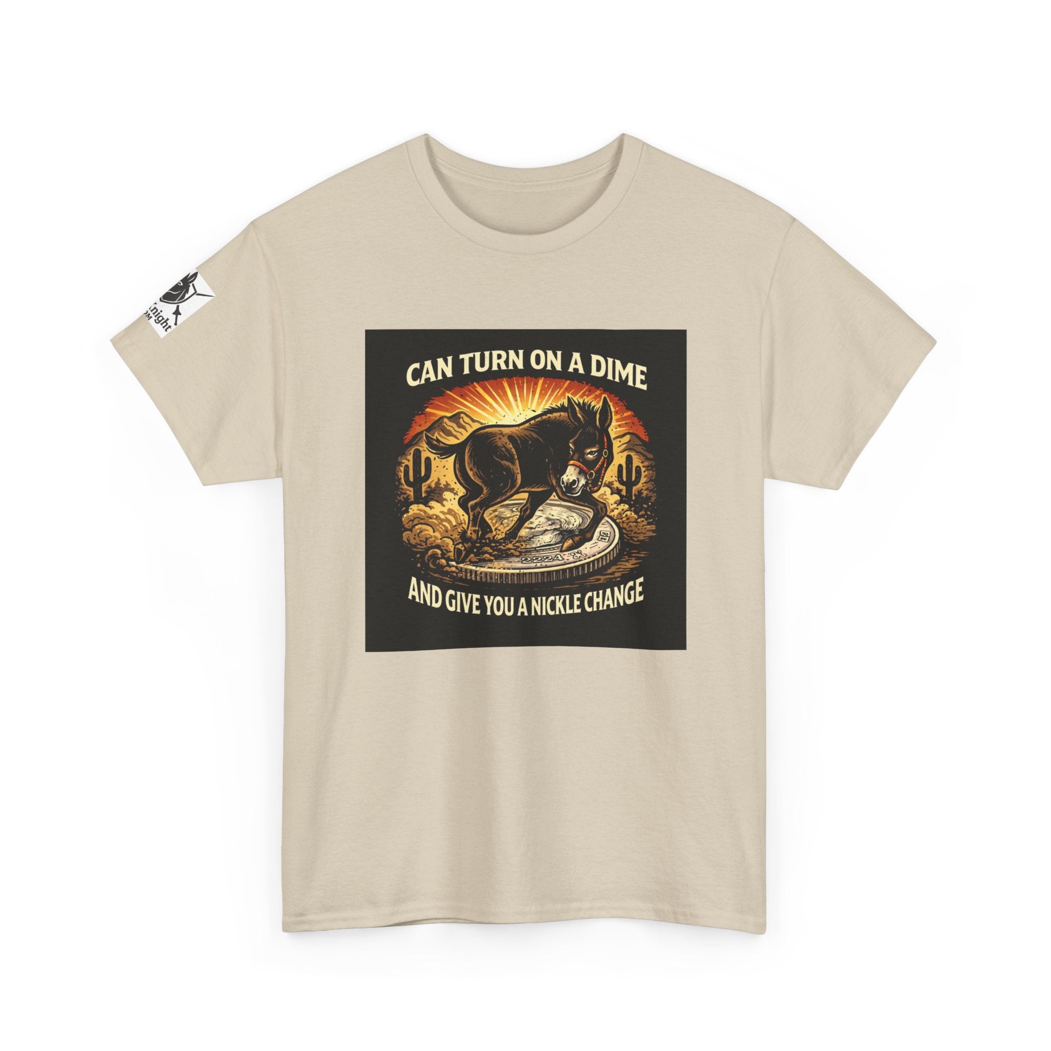 Mule Rider Retro Graphic Tee - "Can Turn on a Dime and Give You a Nickel Change"