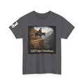 Mule Cliff Edge Consultant T-Shirt — Cowboy Landscape Graphic Tee