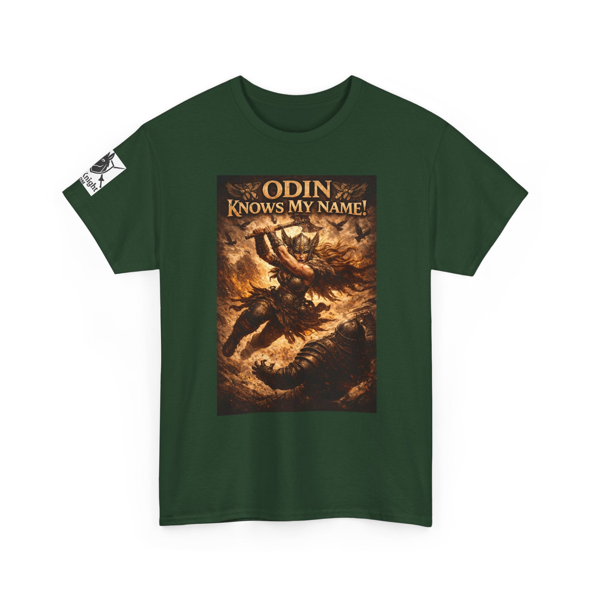 Viking Valkyrie shirt -Odin Knows my Name! — viking Tee