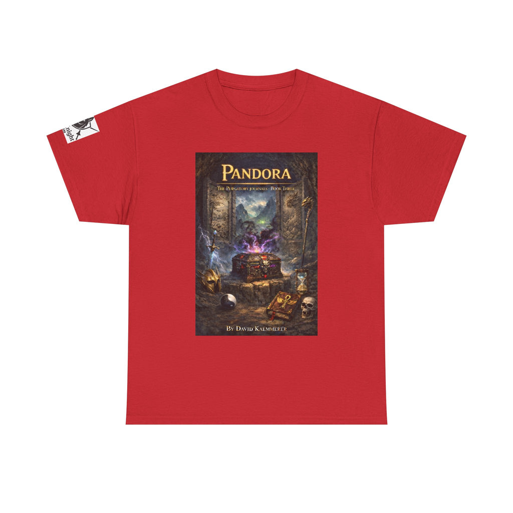 TShirt - Pandora Book Cover Art and on back depicts Chaos Gods Cover