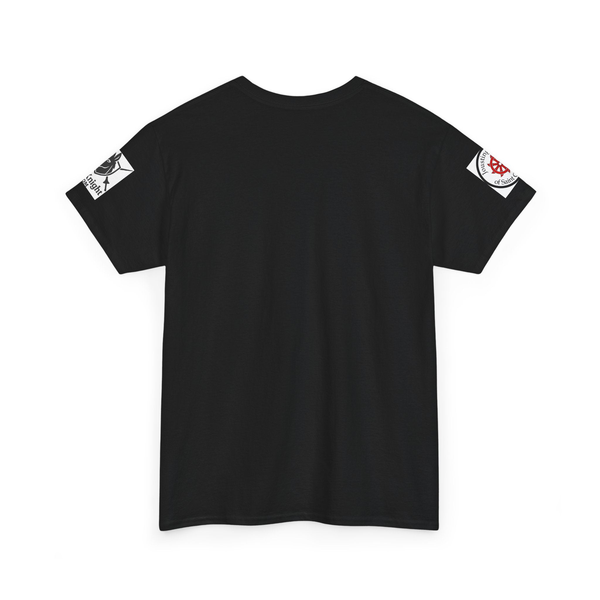 Saint Catherine Jousting Order  Tee — Vintage Stained Glass Saint/Jousting T‑Shirt