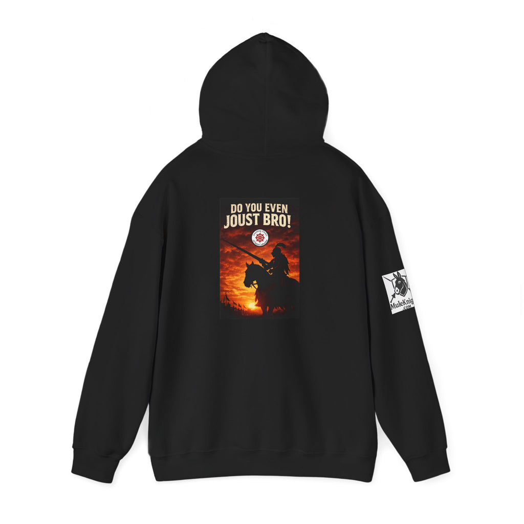 Jousting Hoodie — "Do You Even Joust Bro?" Medieval Tournament Sweatshirt