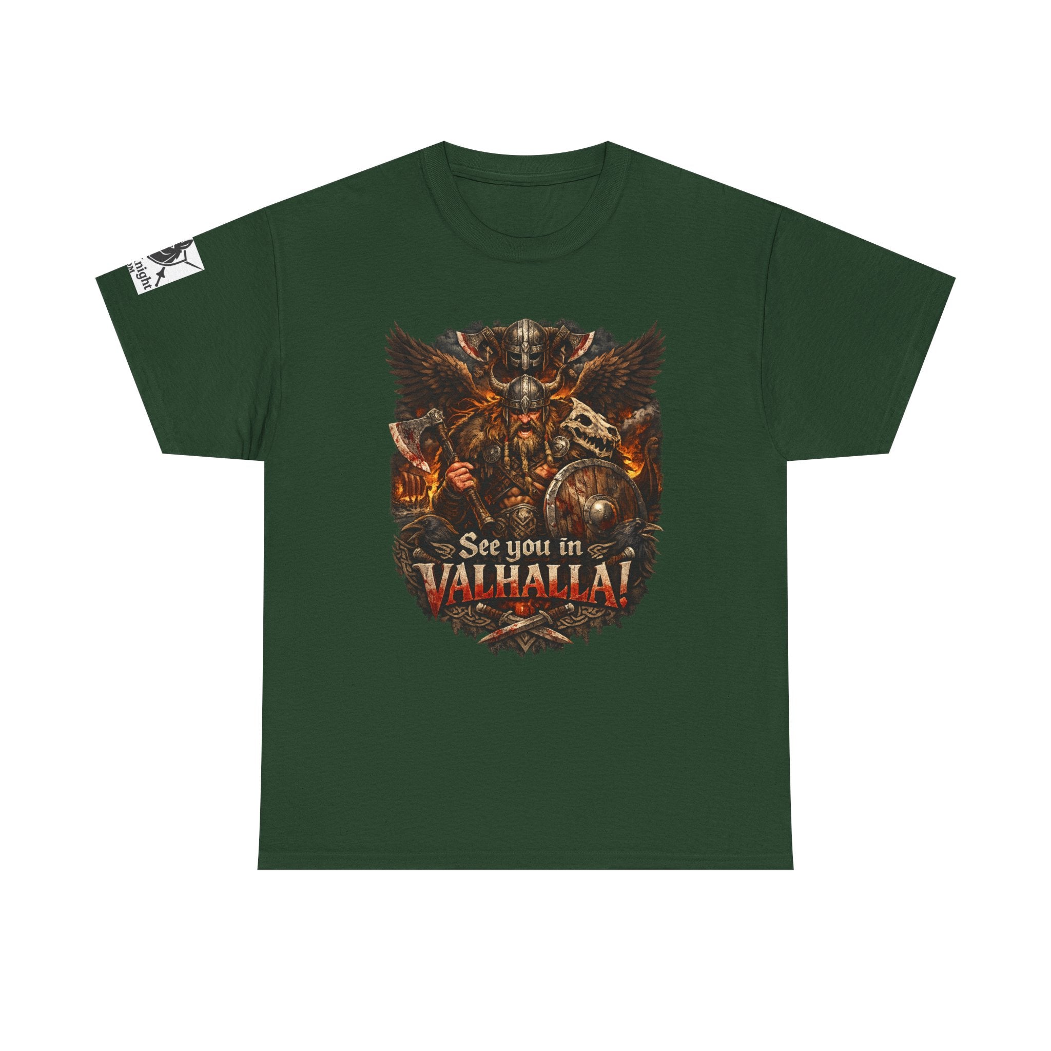 Viking shirt See you in Valhalla — Funny Knight Tee