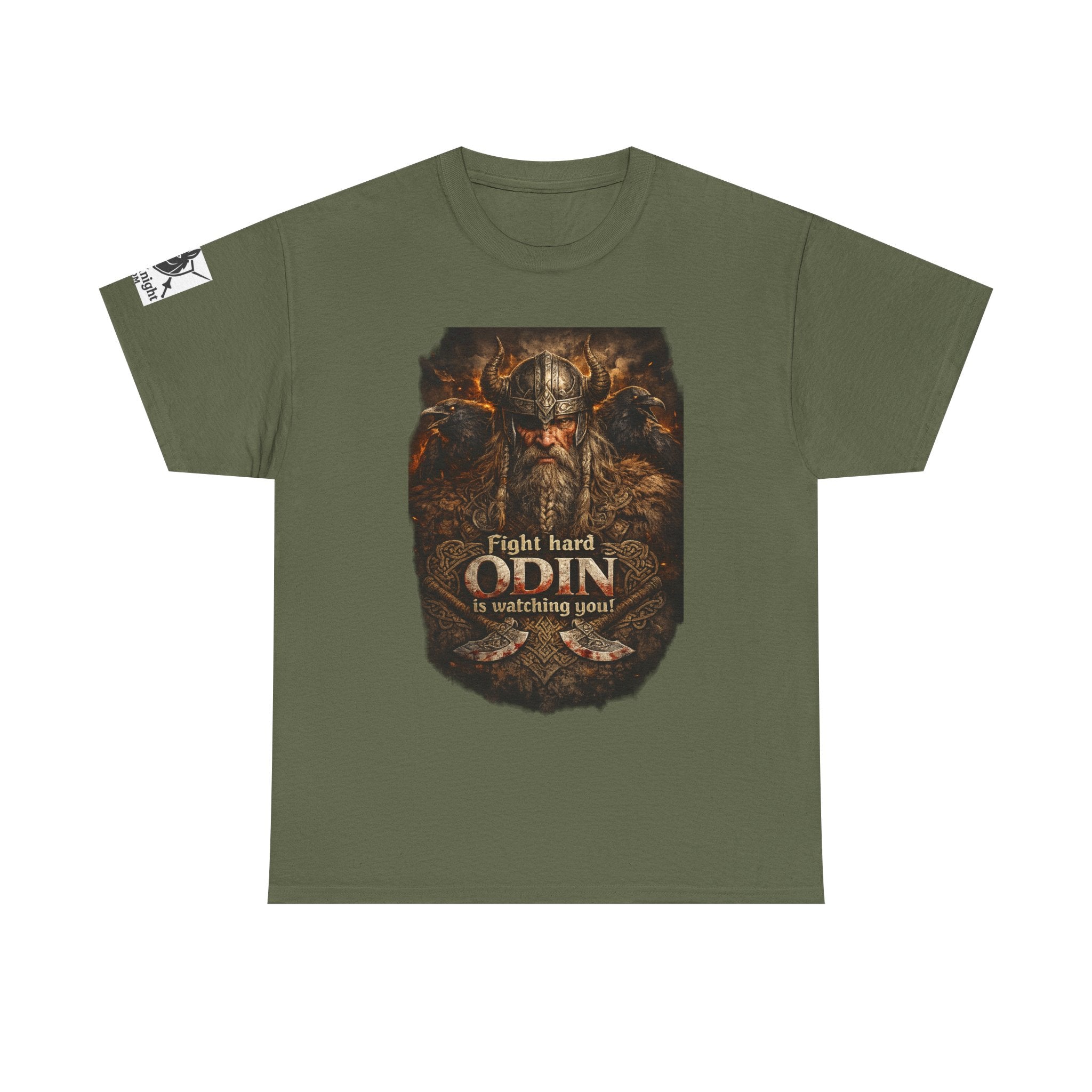 Viking shirt -Fight Hard Odin is watching you! — Funny Knight Tee
