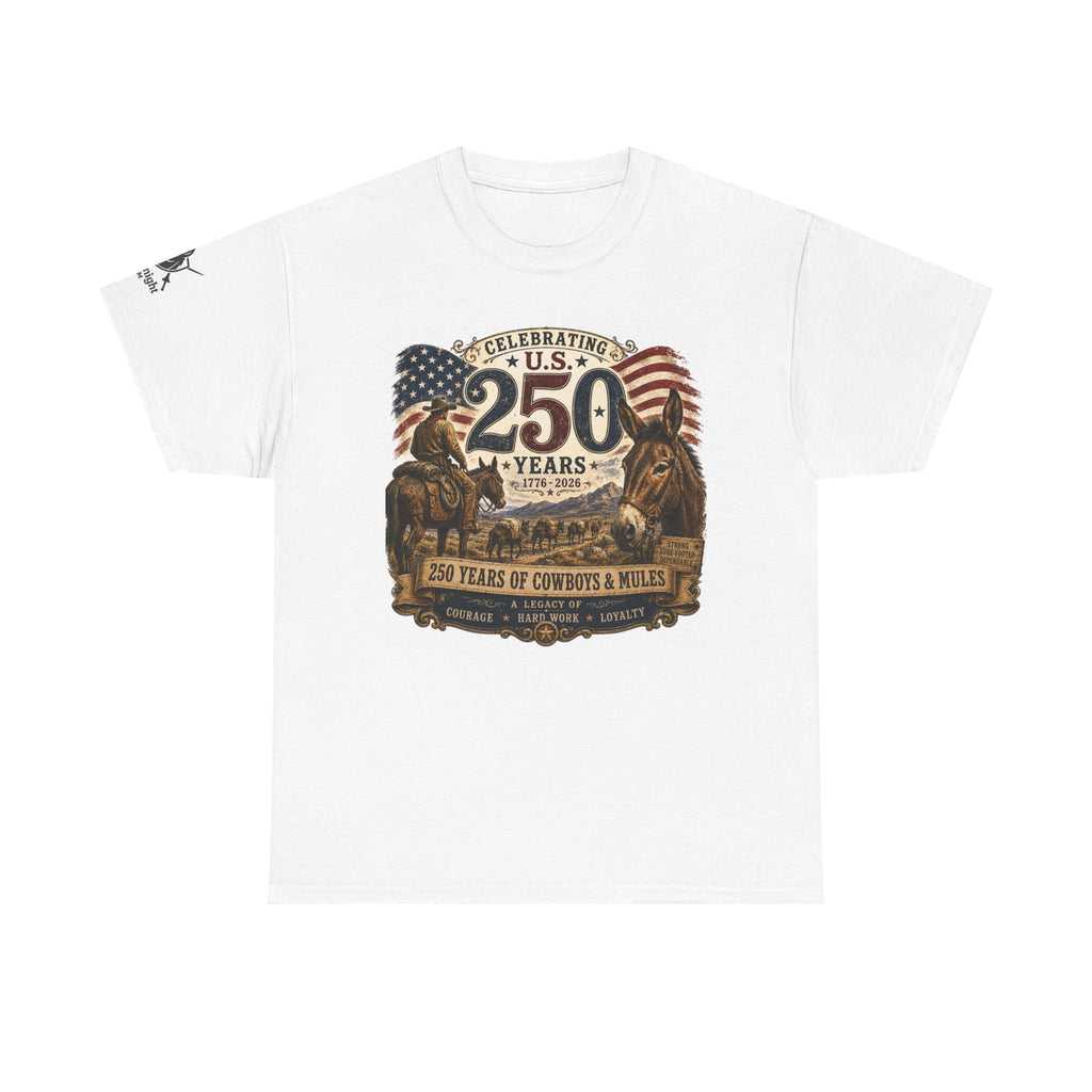 USA 250 Years of America - "Celebrating Cowboys, Mules and 250 years of loyalty"