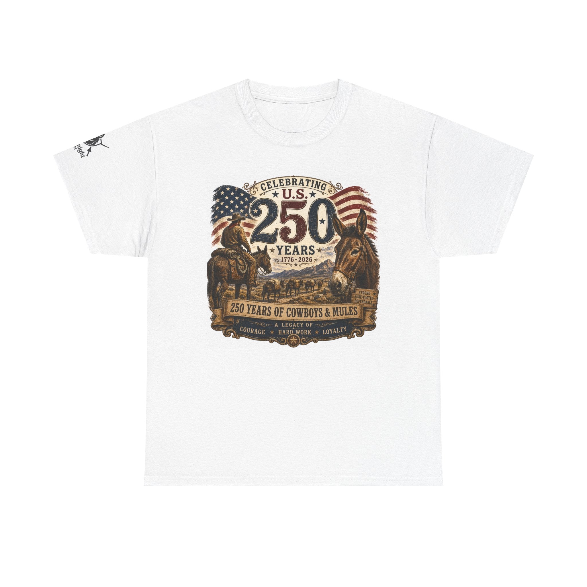 USA 250 Years of America - "Celebrating Cowboys, Mules and 250 years of loyalty"