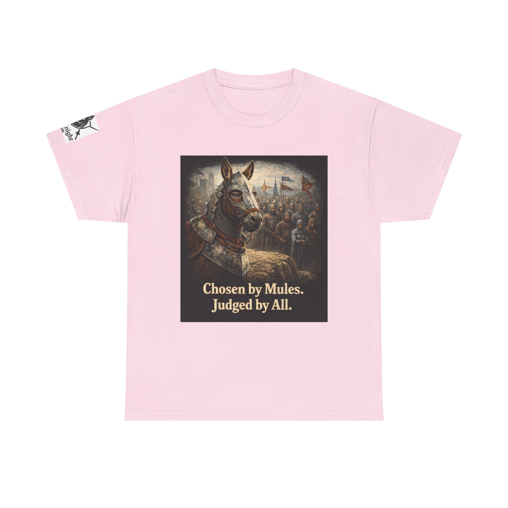 Chosen by Mules Tee — Funny Medieval Donkey Graphic T-Shirt