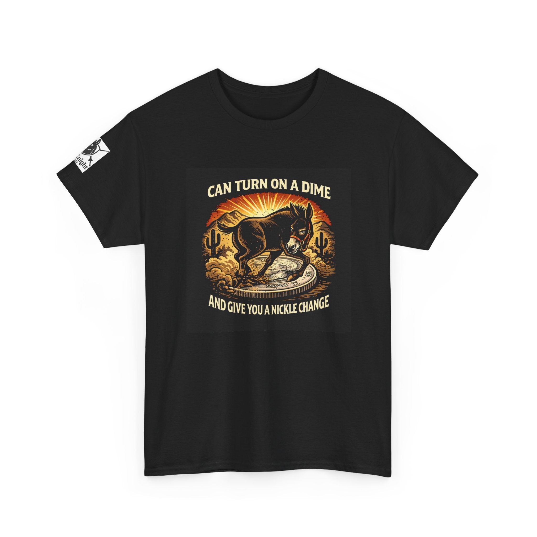 Mule Rider Retro Graphic Tee - "Can Turn on a Dime and Give You a Nickel Change"