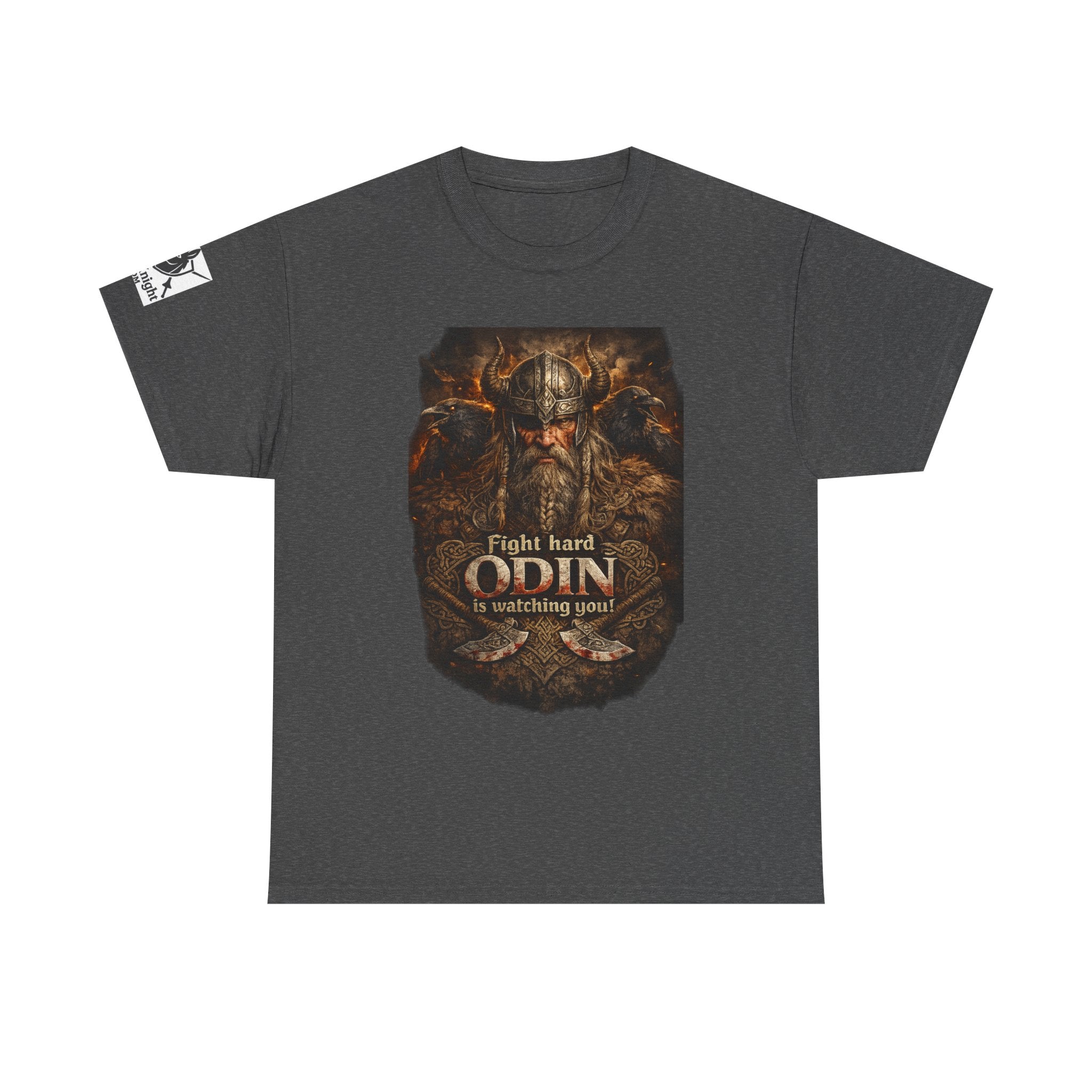 Viking shirt -Fight Hard Odin is watching you! — Funny Knight Tee