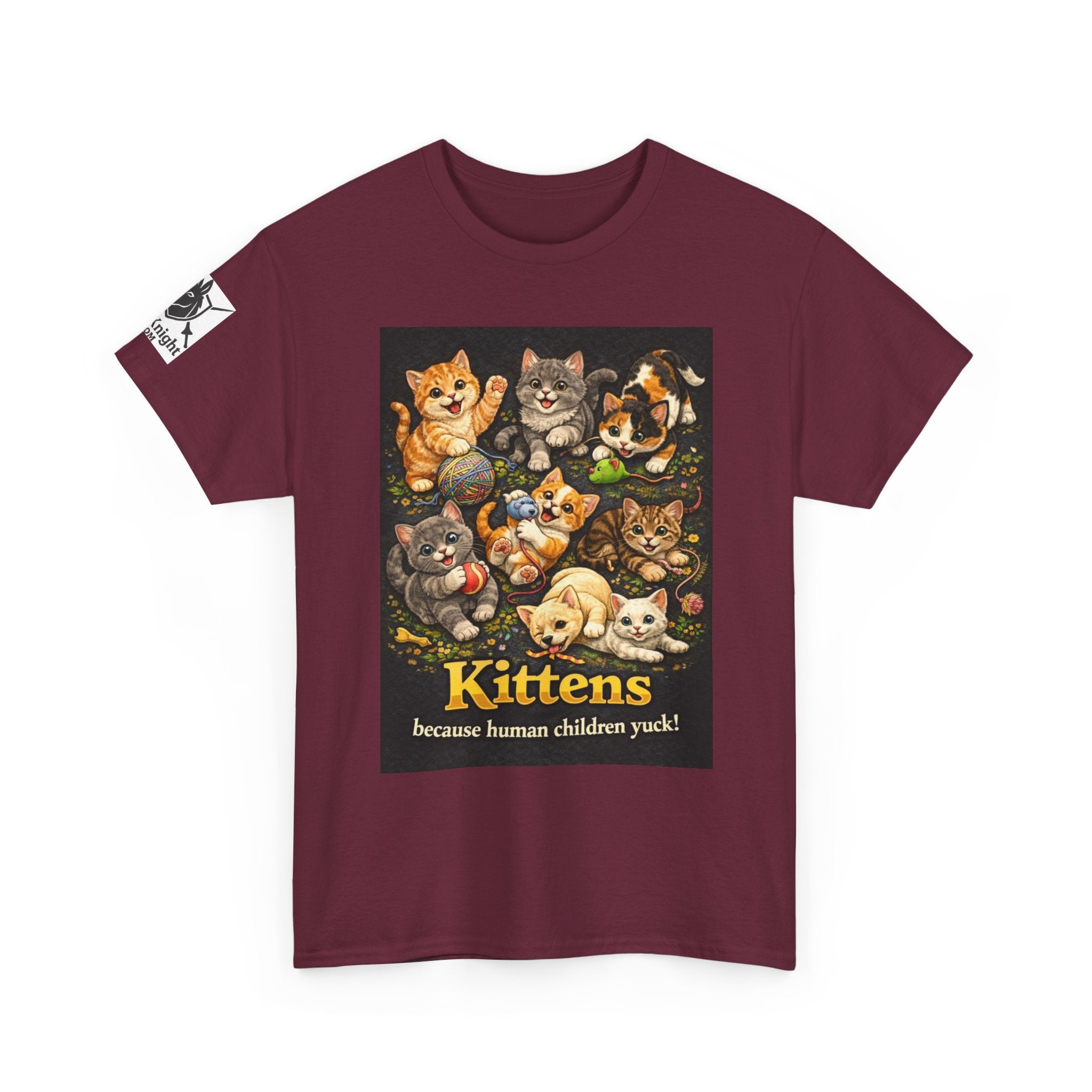 Kittens playing.  Kittens because human Children Yuck!  Teeshirt