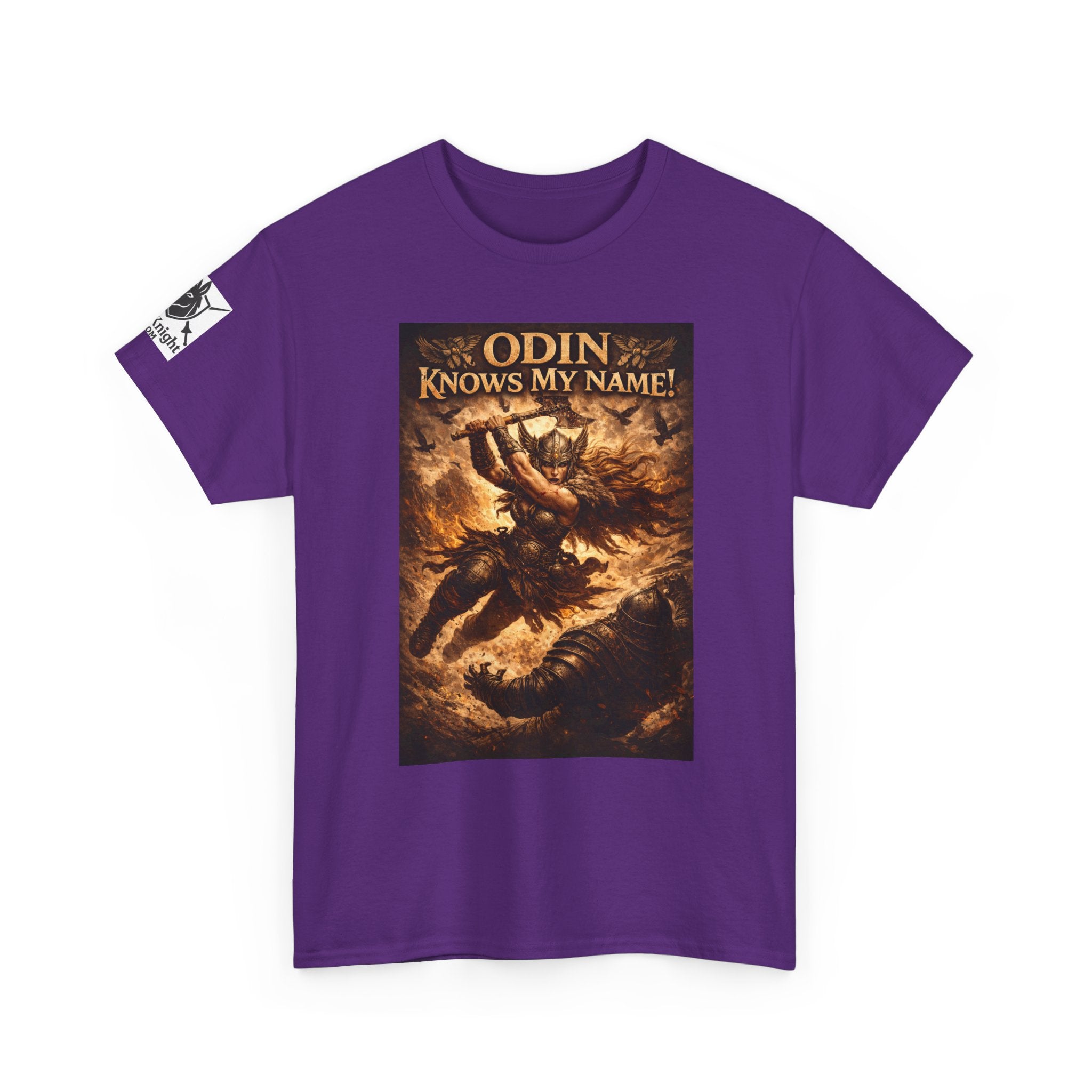 Viking Valkyrie shirt -Odin Knows my Name! — viking Tee