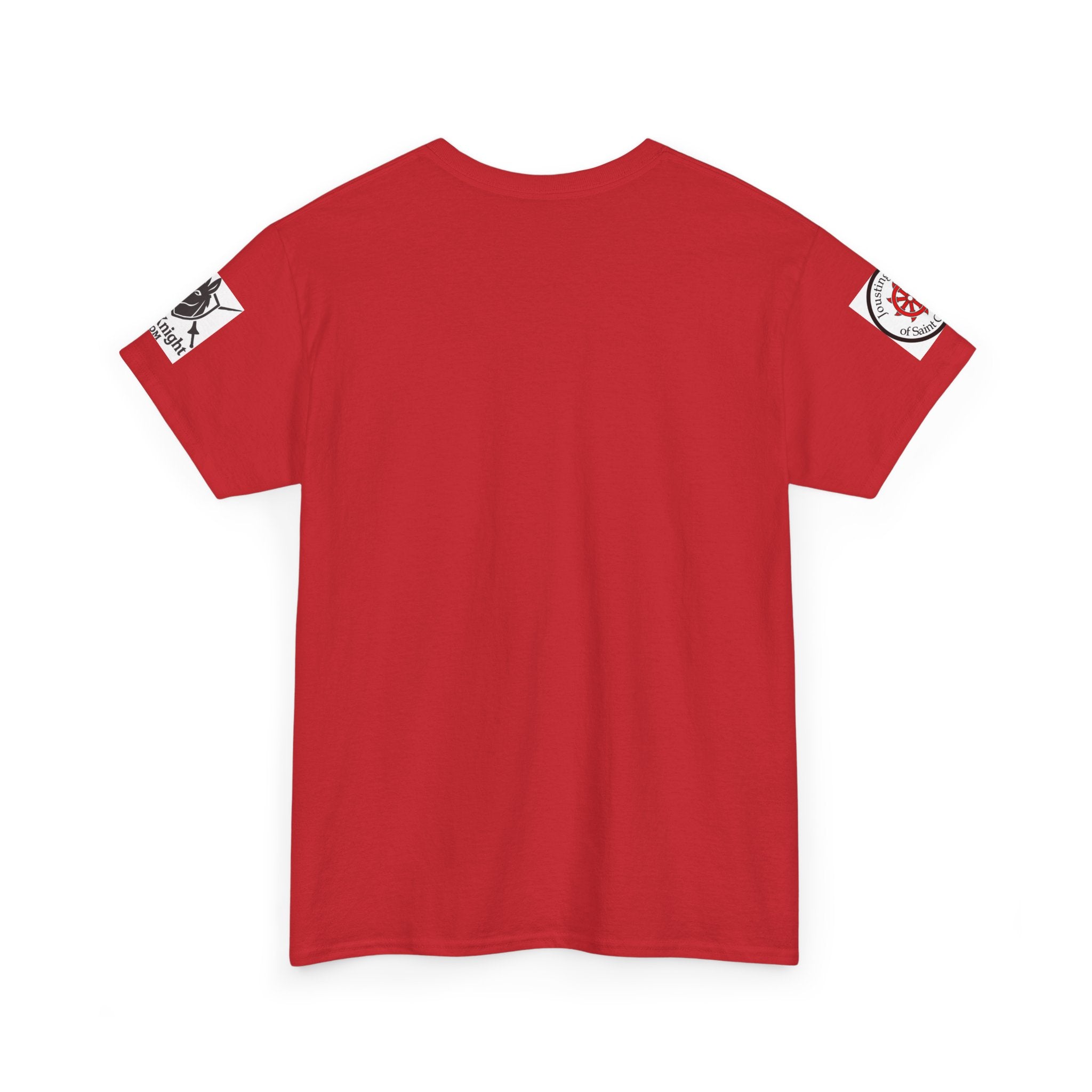 Saint Catherine Jousting Order  Tee — Vintage Stained Glass Saint/Jousting T‑Shirt