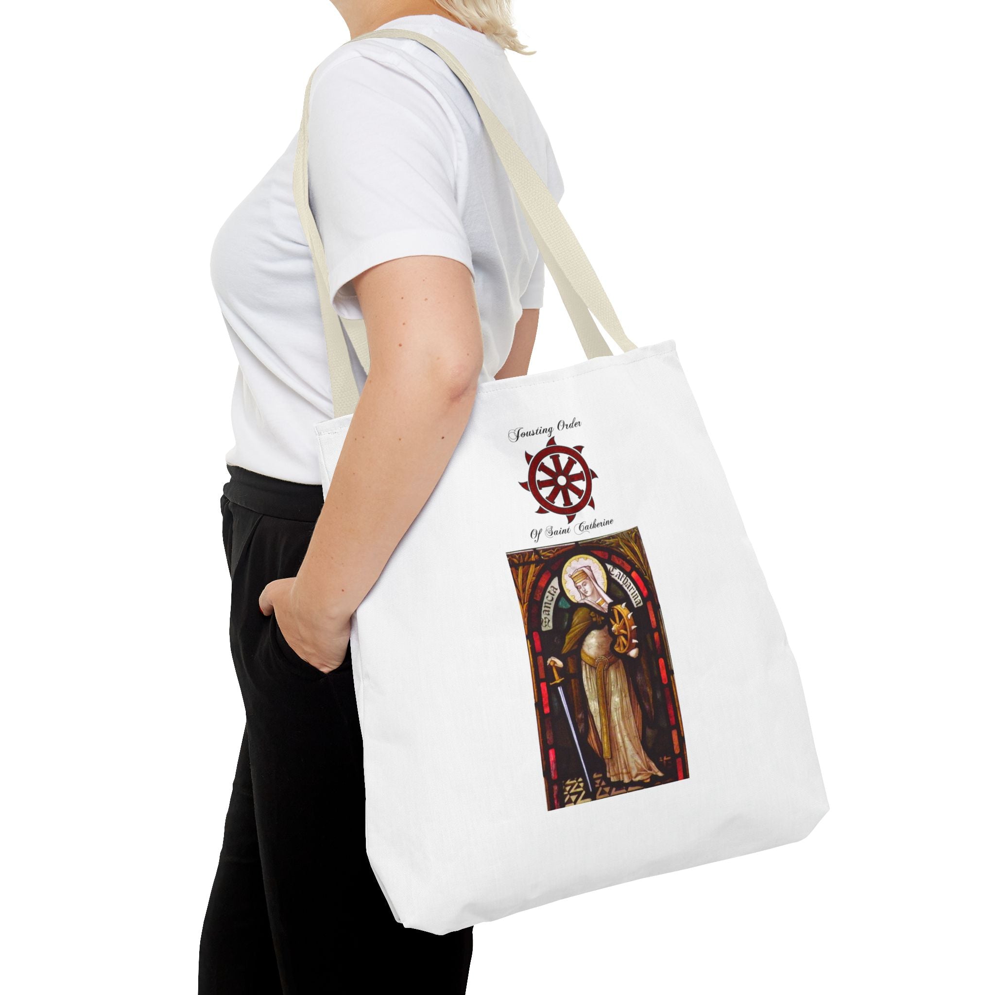 Joust Order of Saint Catherine Tote Bag — Patron Saint Eco Shopping Tote
