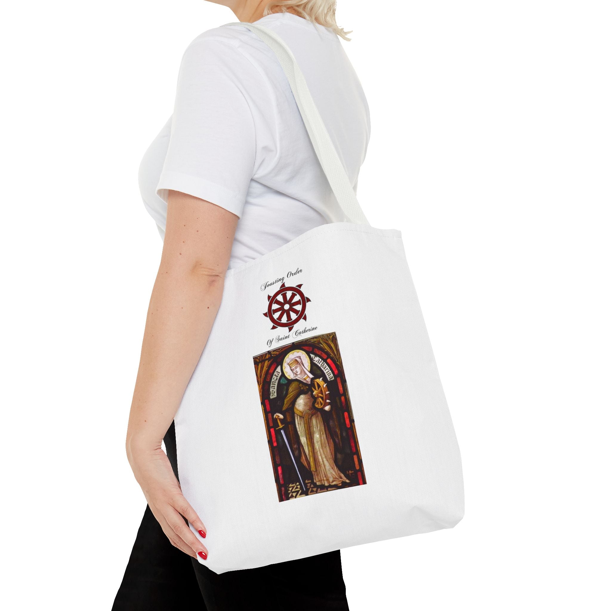 Joust Order of Saint Catherine Tote Bag — Patron Saint Eco Shopping Tote