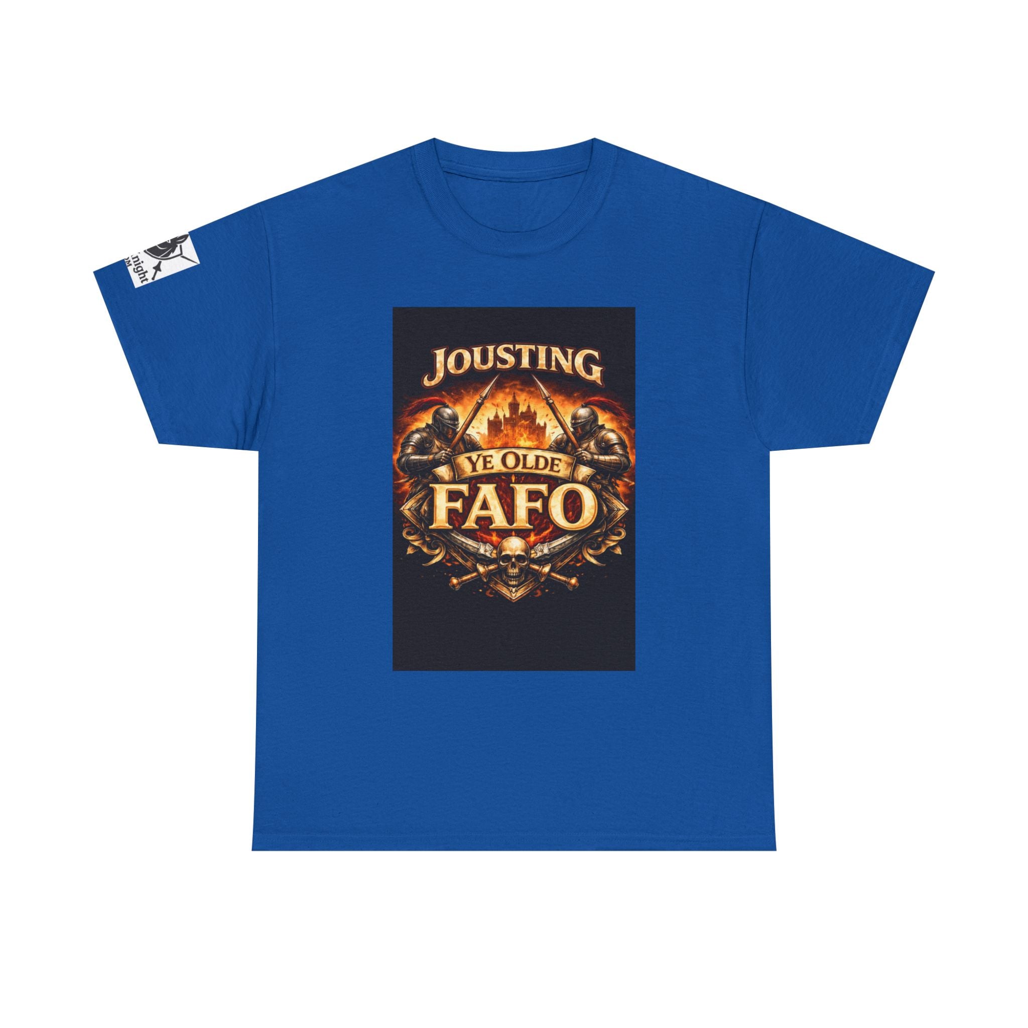 Jousting Ye Olde Fafo T-Shirt — Medieval Vintage Tournament Graphic Tee
