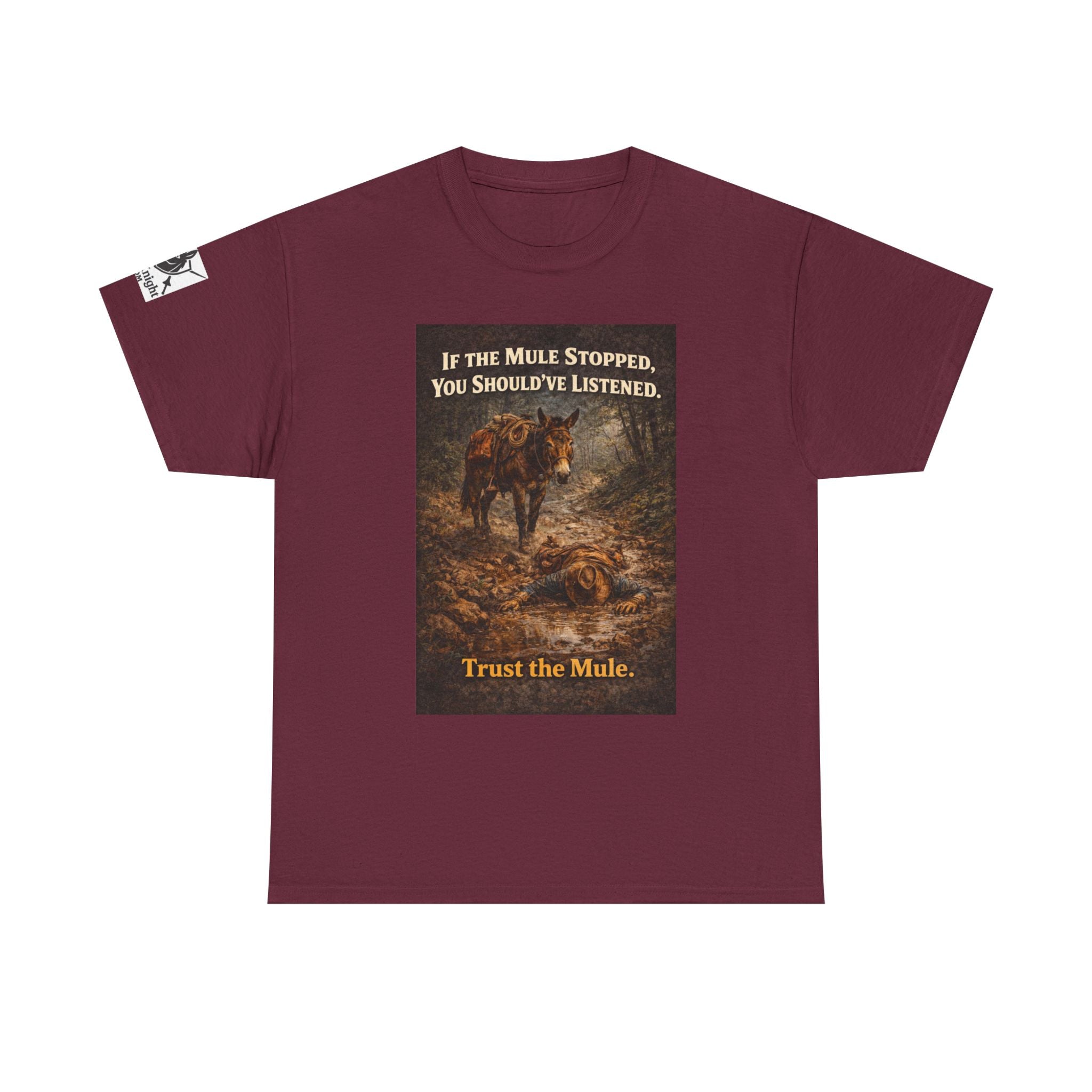Trust the Mule Vintage Graphic Tee — "If the Mule Stopped, You Should've Listened"