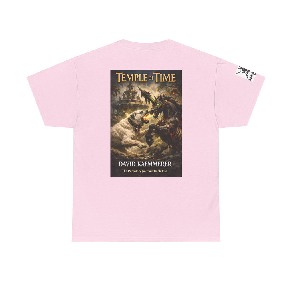 Pandora Book Cover Art and on back depicts Temple of Time