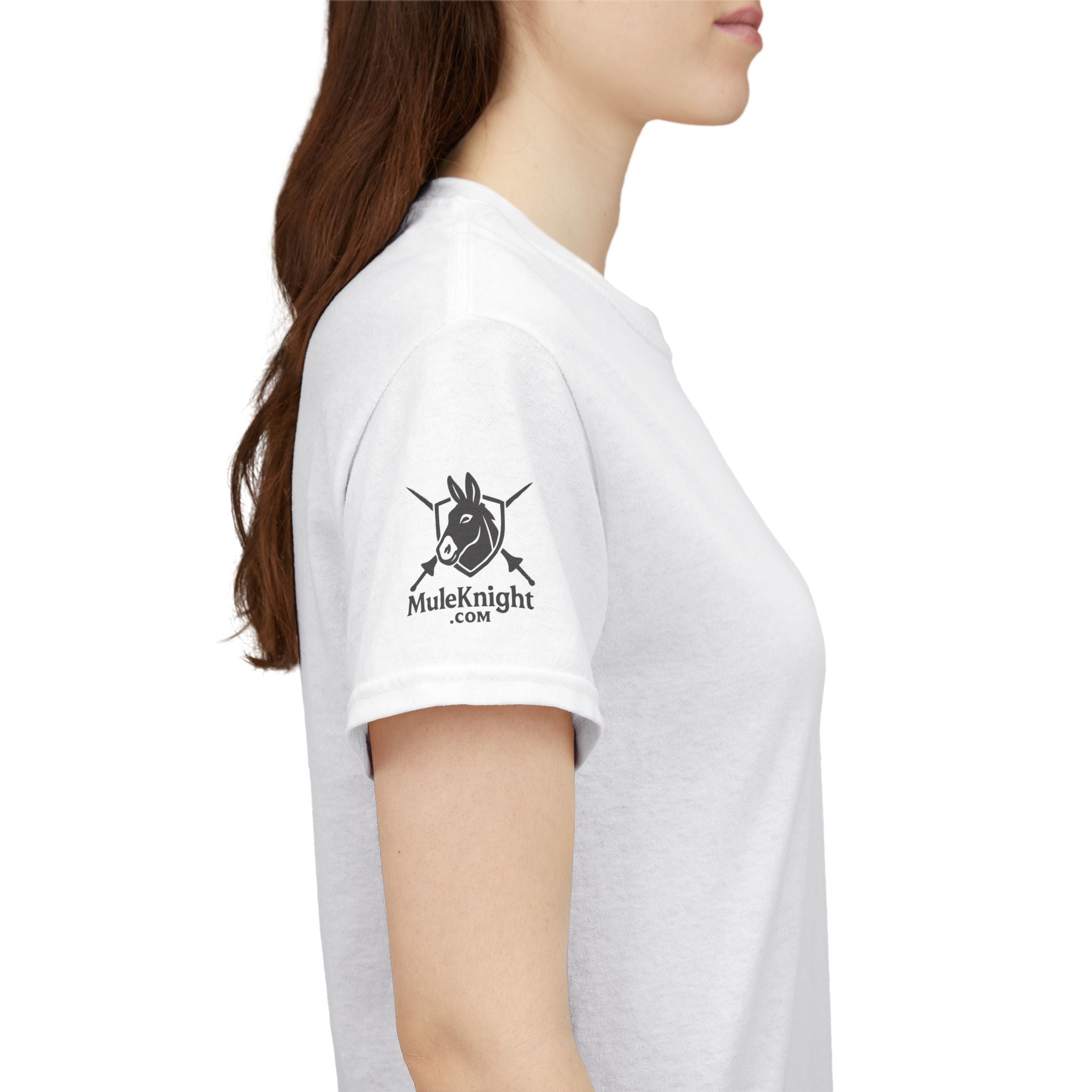 Mule rider T-Shirt — "The Smart One Has Long Ears" Night Rider Graphic Tee