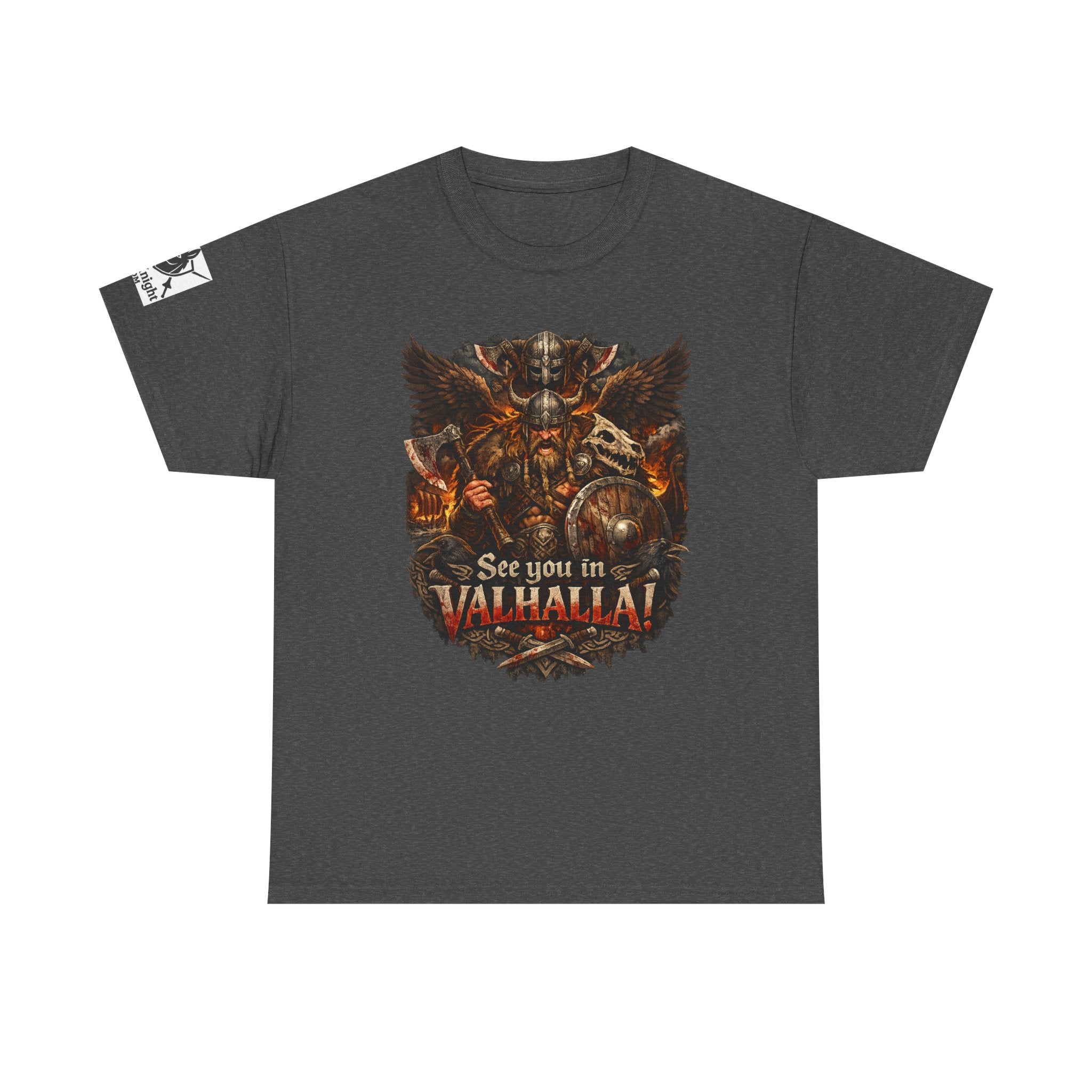 Viking shirt See you in Valhalla — Funny Knight Tee