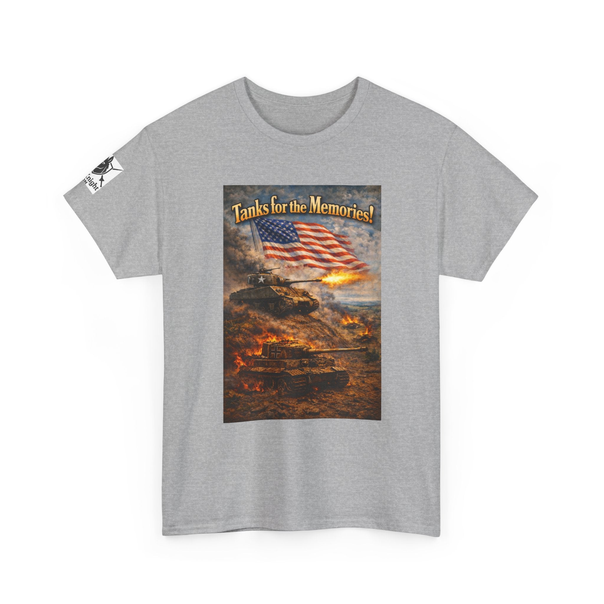 WWII Tank Battle USA Graphic Tee - "Tanks for the Memories"