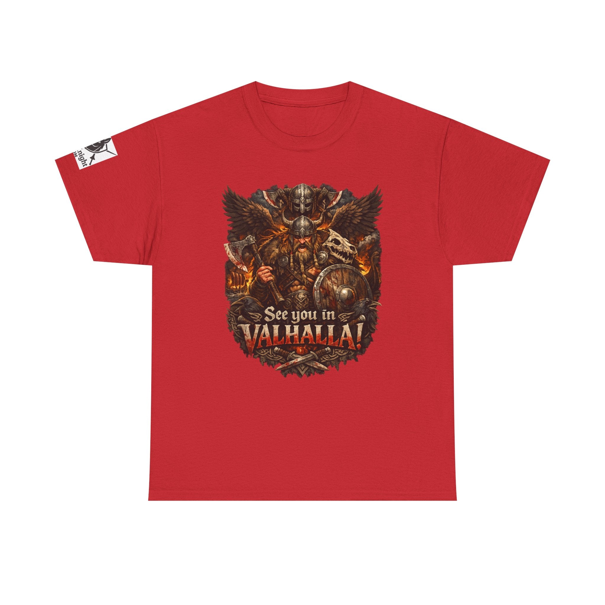 Viking shirt See you in Valhalla — Funny Knight Tee