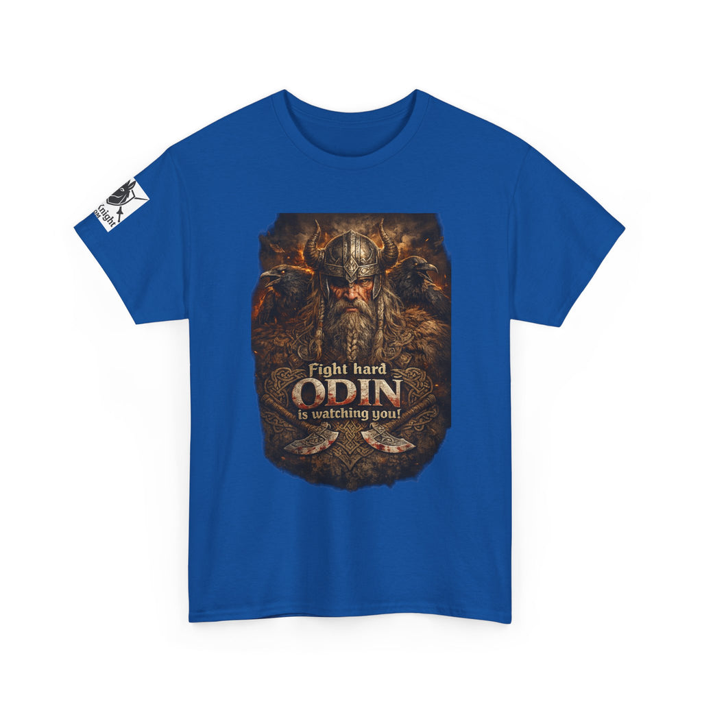 Viking shirt -Fight Hard Odin is watching you! — Funny Knight Tee