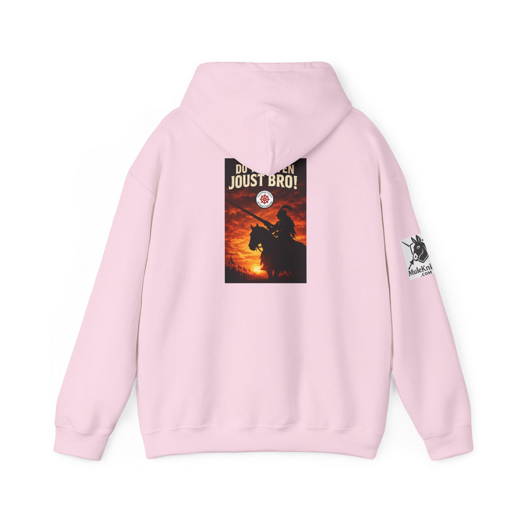 Jousting Hoodie — "Do You Even Joust Bro?" Medieval Tournament Sweatshirt